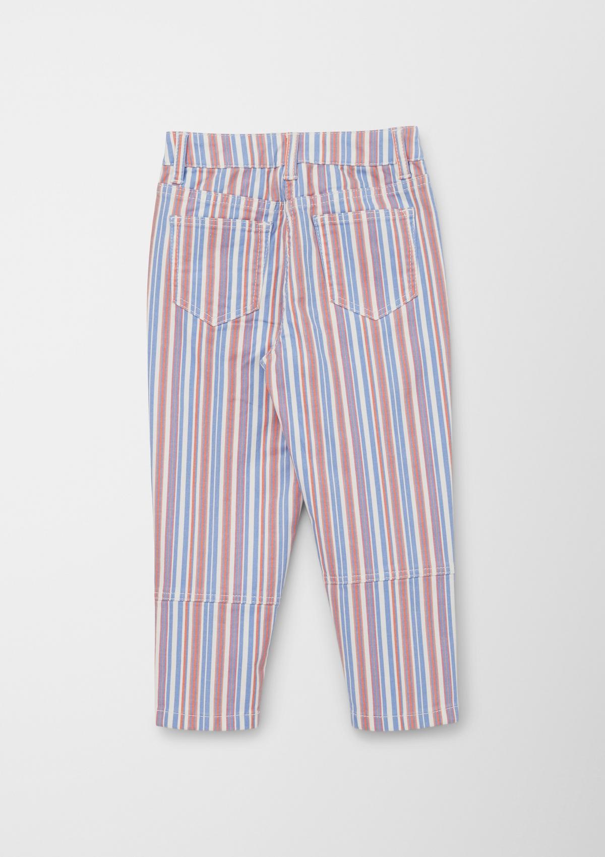 s.Oliver Relaxed fit: trousers with a striped pattern