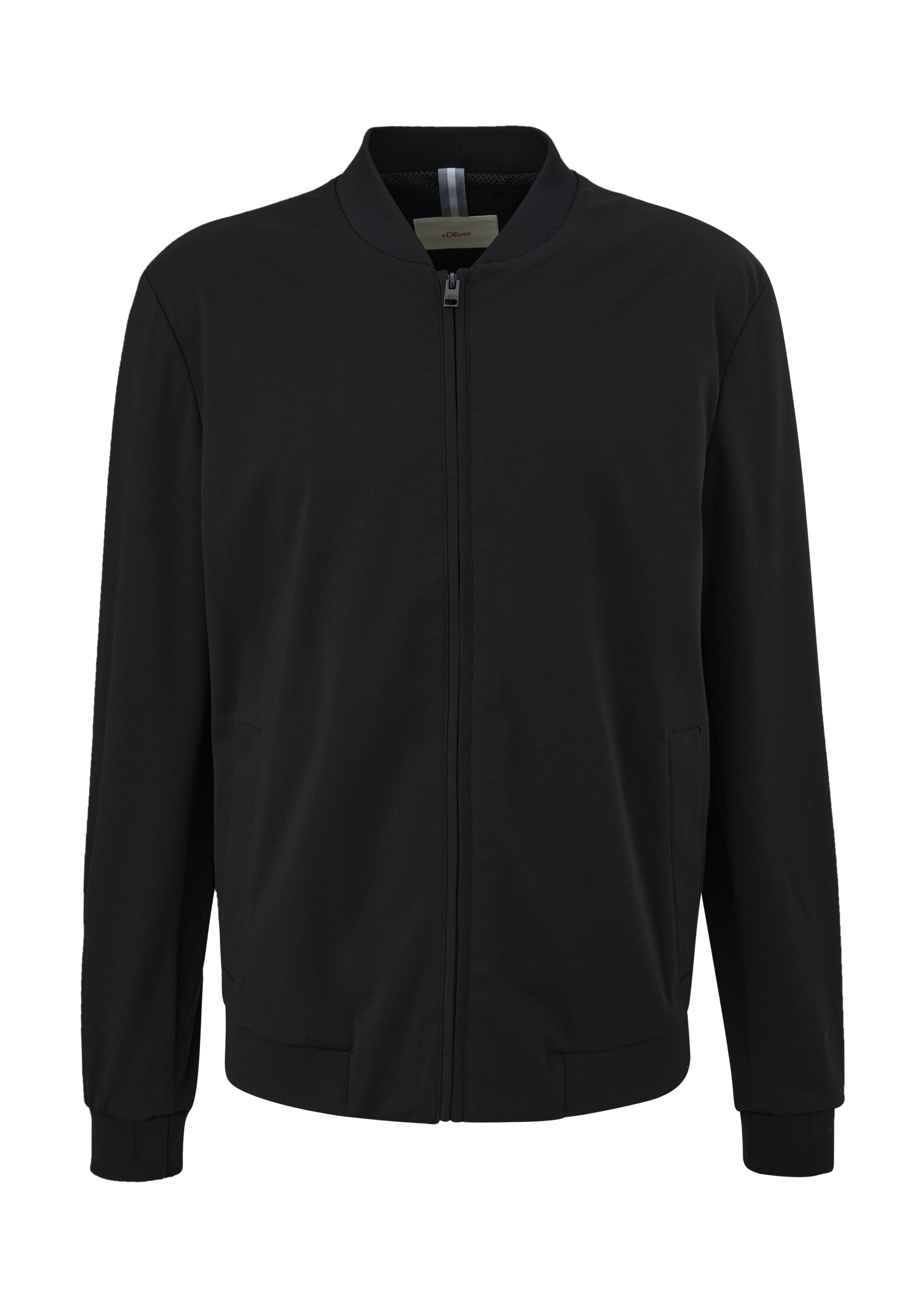 s.Oliver - Jacke aus Baumwollstretch, Herren, schwarz