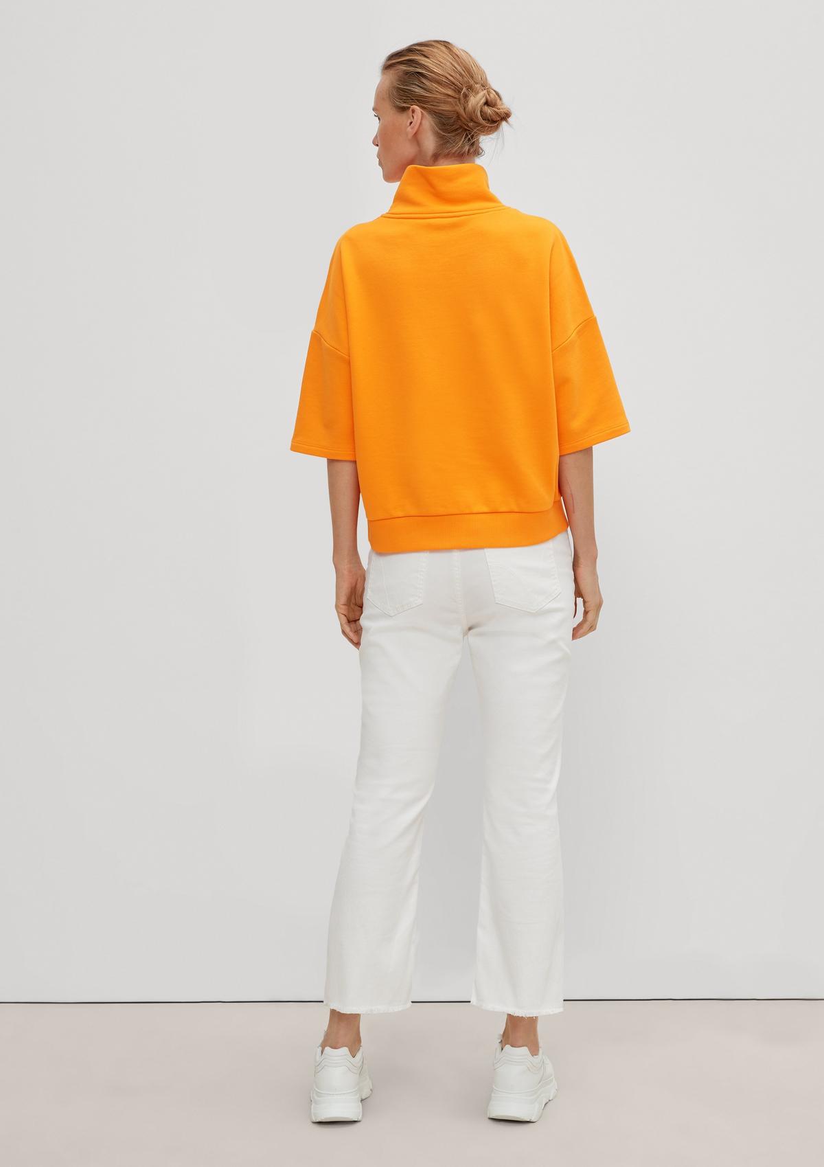 comma Zip-neck sweatshirt