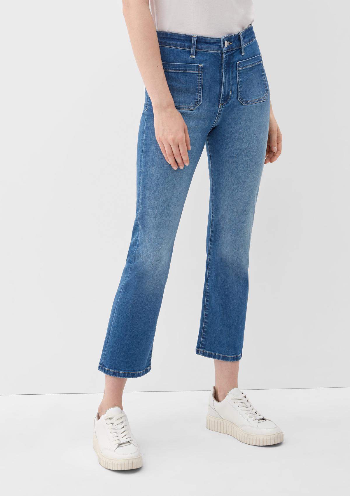s.Oliver Ankle-Jeans Reena / Slim Fit / High Rise / Flared Leg