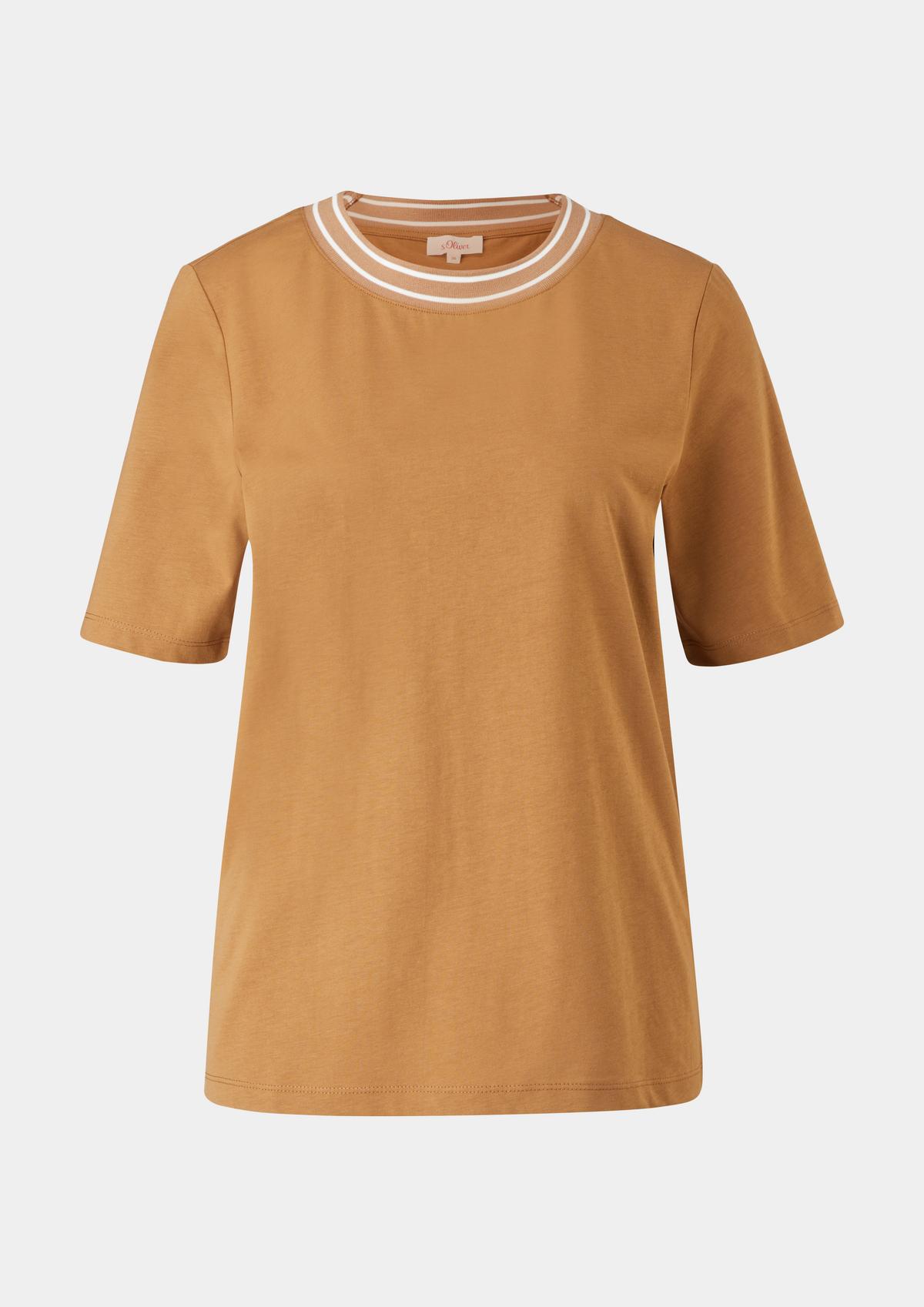 s.Oliver T-shirt en jersey à détail rayé