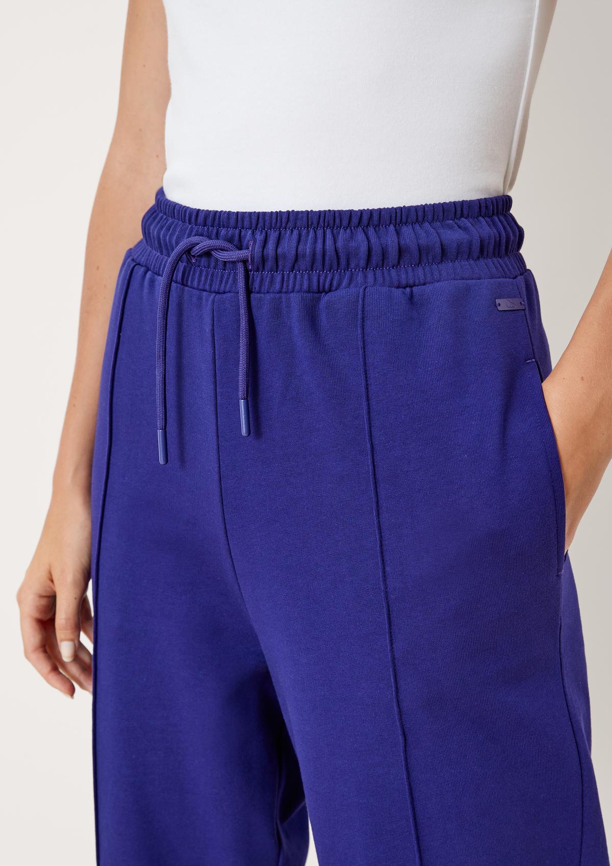 s.Oliver Relaxed: jogger pants met siernaad