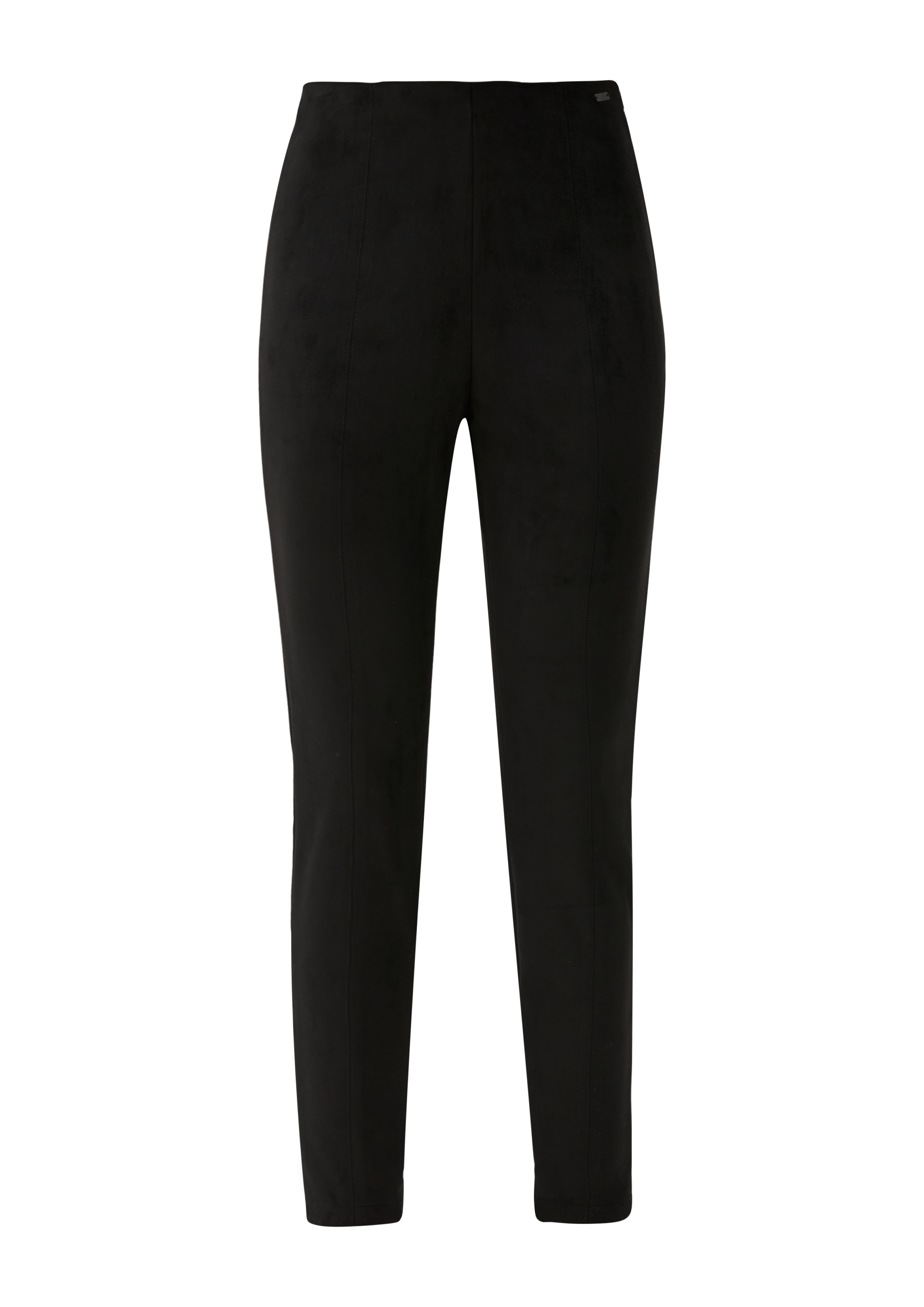 QS - Slim: Leggins aus Lederimitat, Damen, schwarz