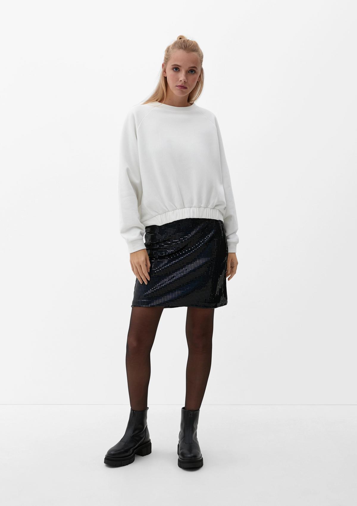 s.Oliver Skirt with glitter effect