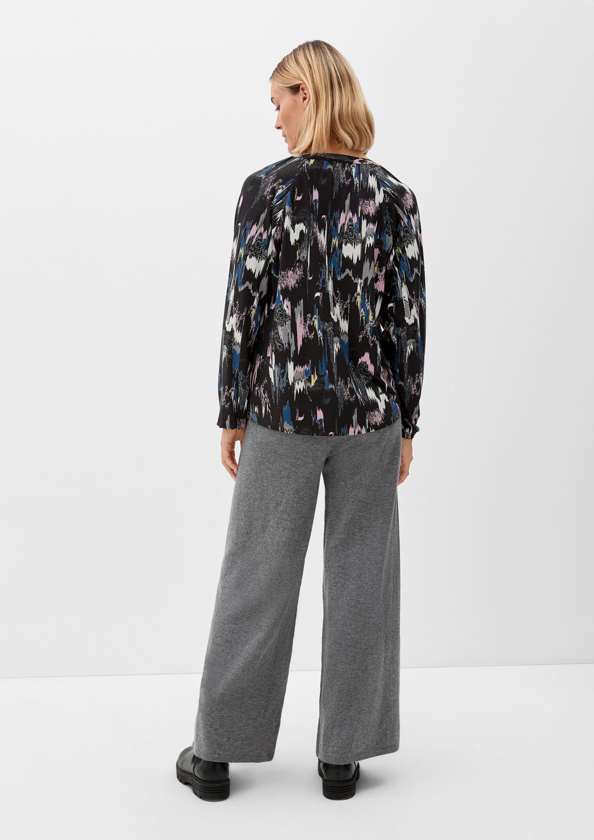 s.Oliver Jersey blouse with an all-over pattern