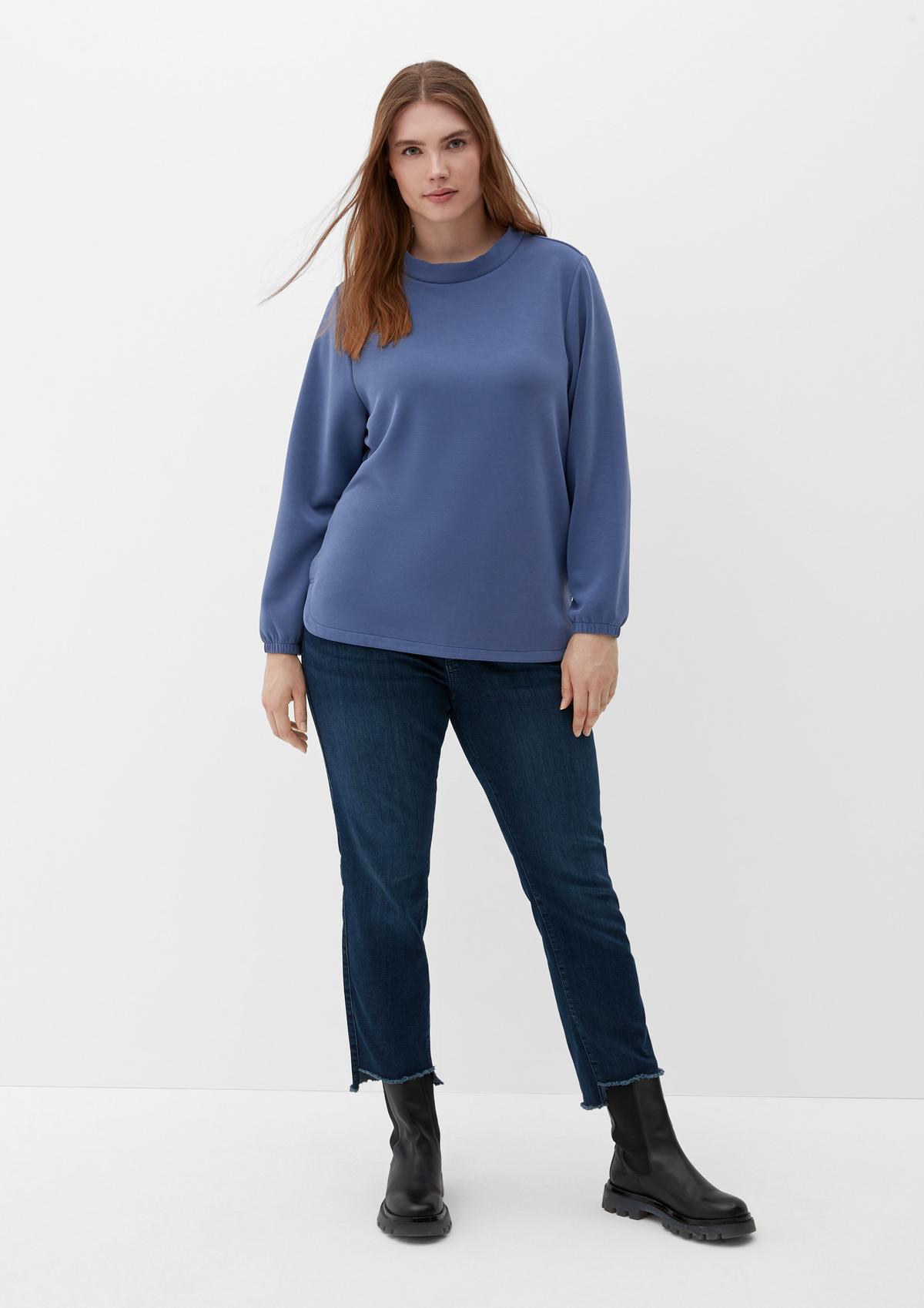 s.Oliver Sweatshirt with a stand-up collar