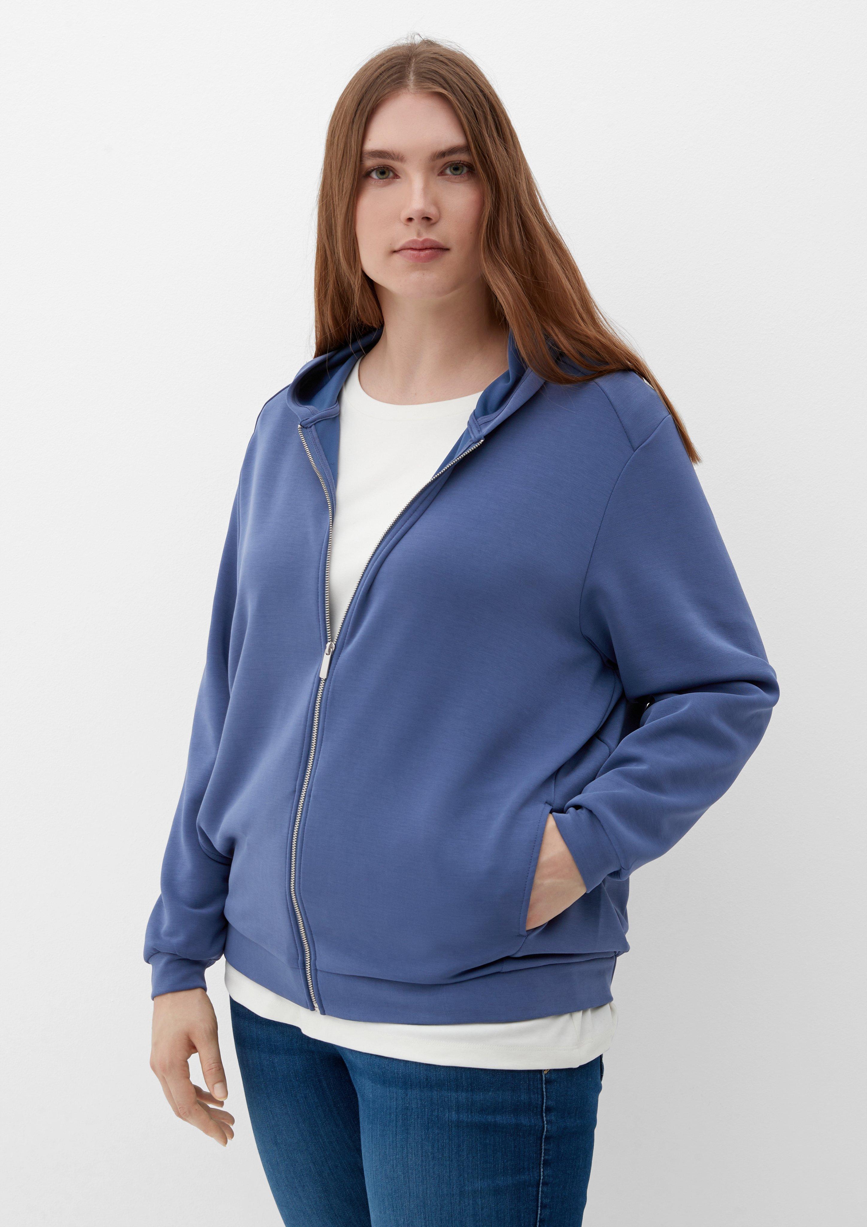 Kapuze ozeanblau mit Sweatjacke -