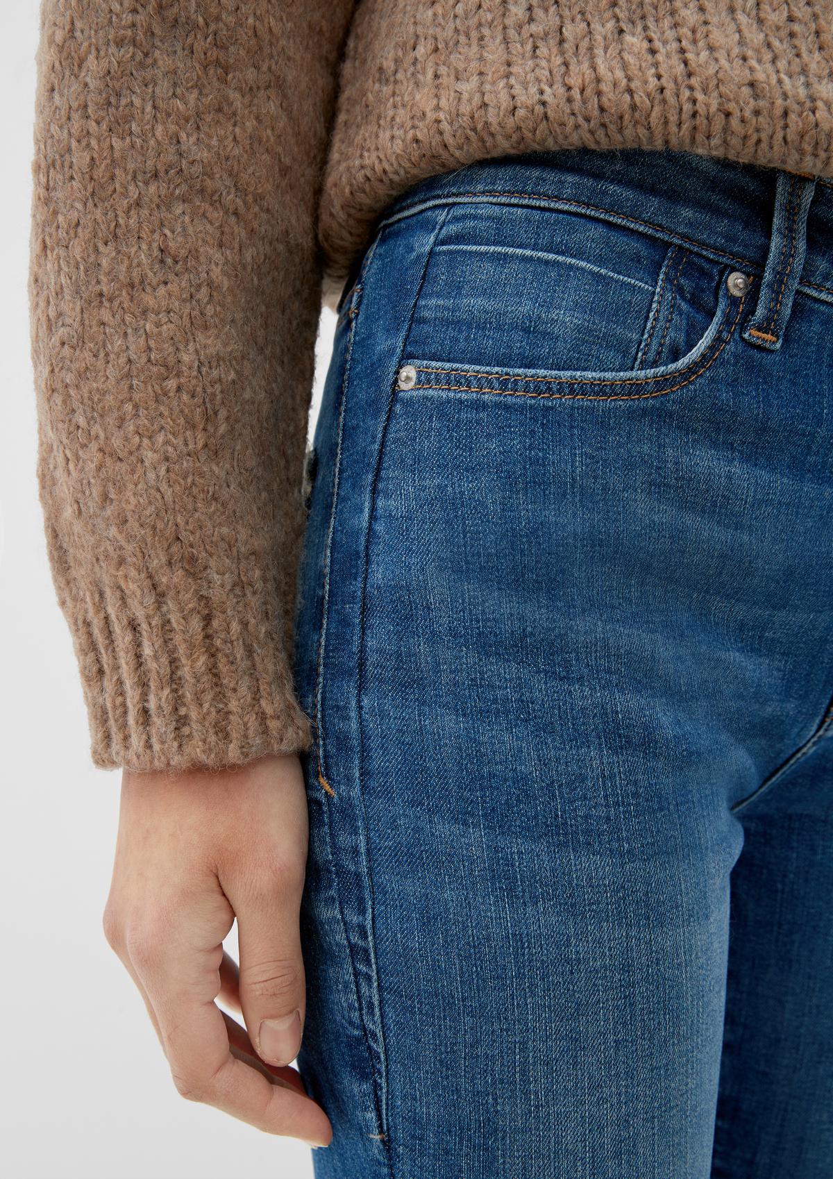 s.Oliver Skinny fit: high-rise jeans