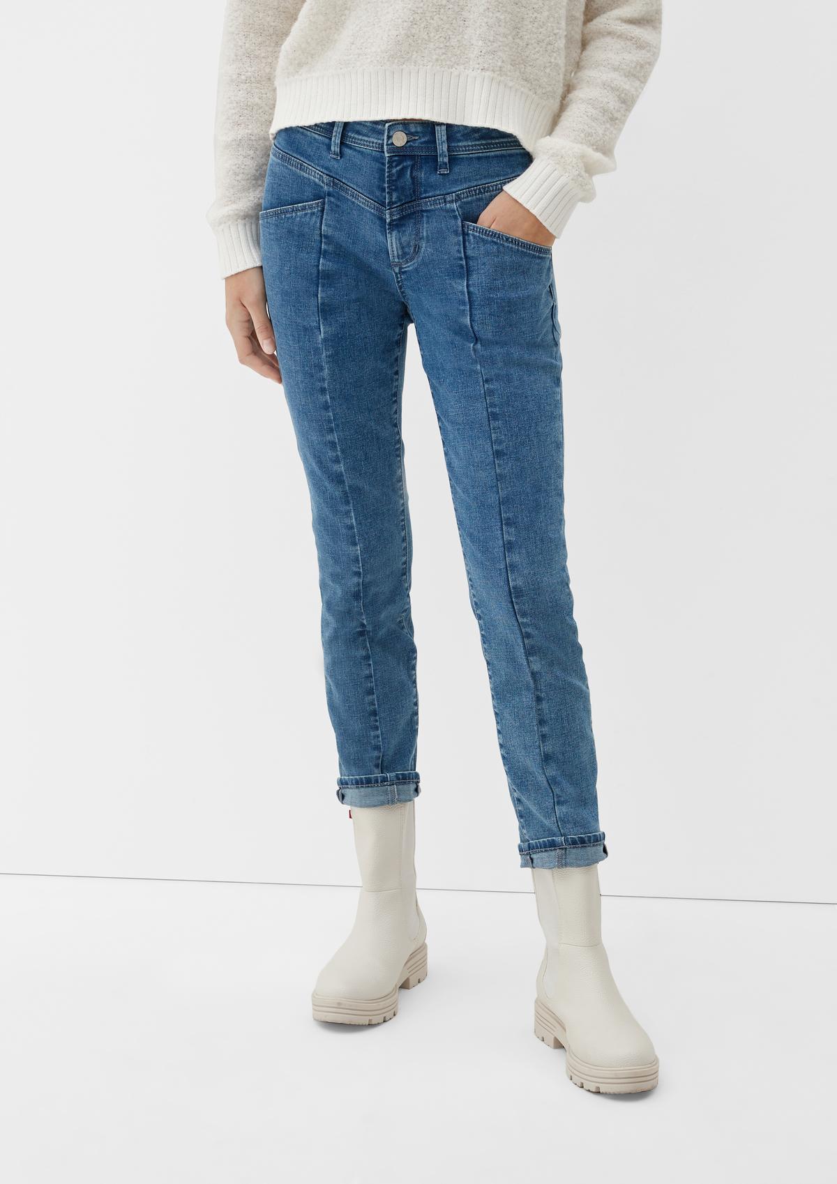 s.Oliver Slim: Jeans mit Ziernaht