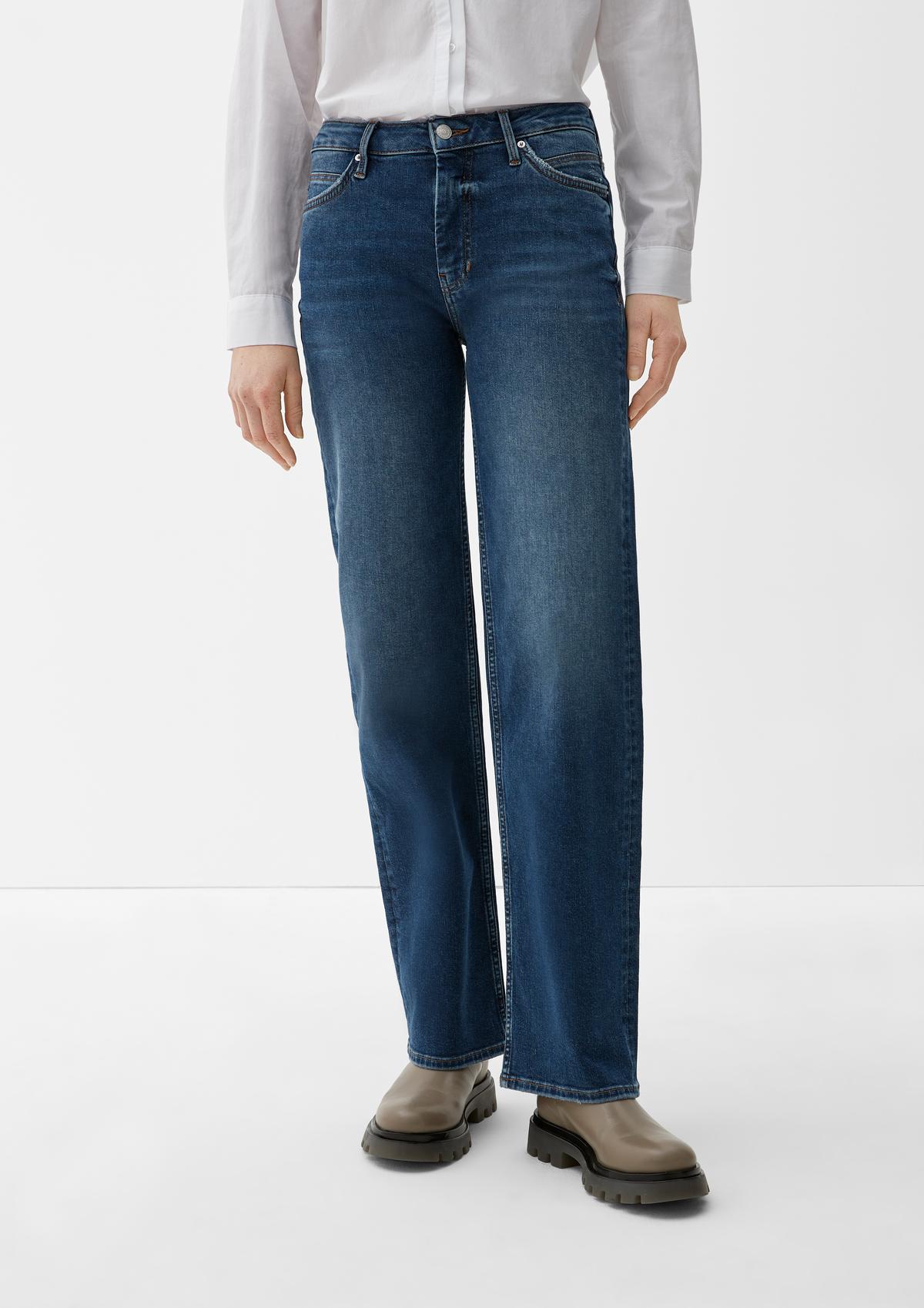 Regular: Jeans Straight blau leg mit 
