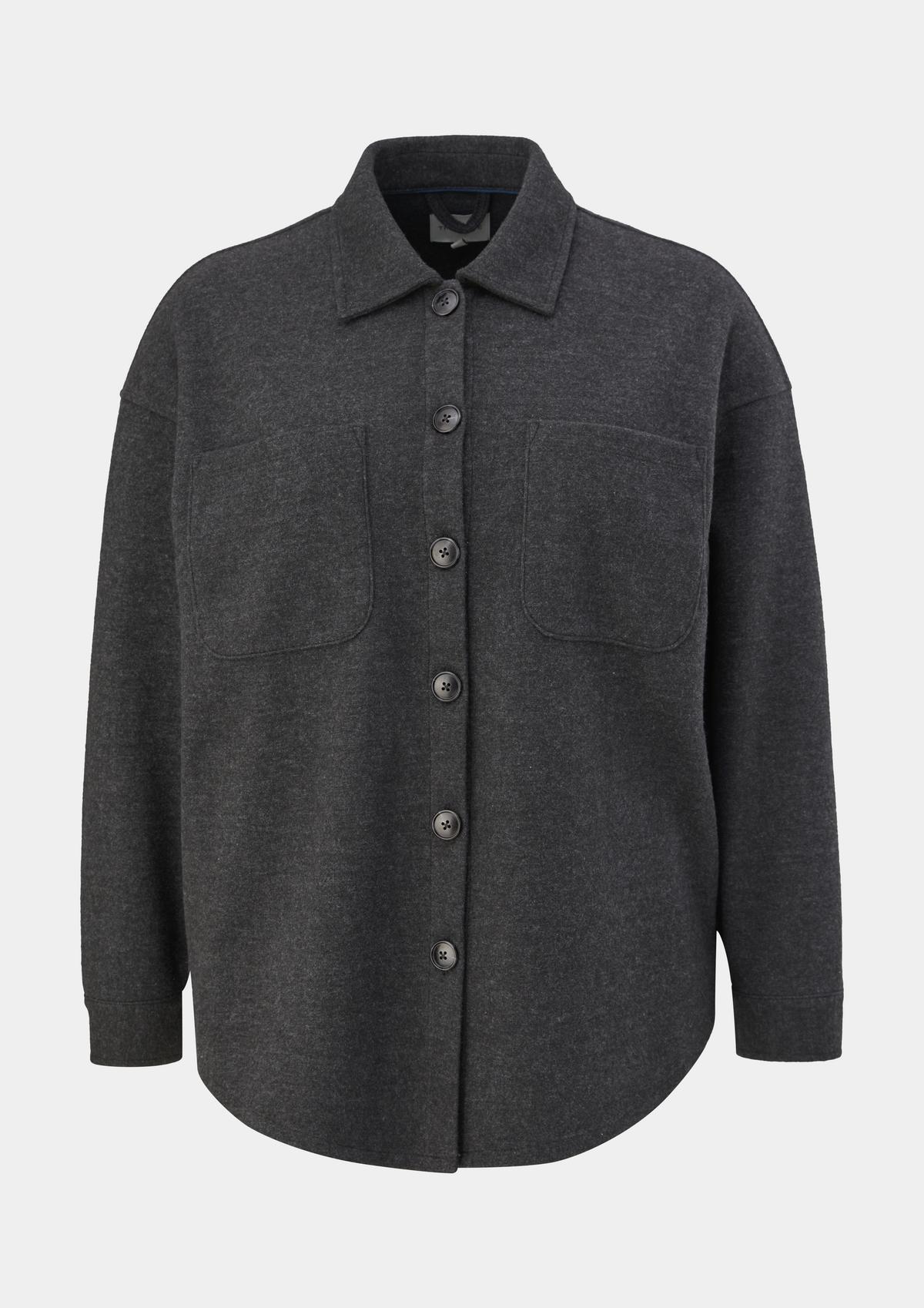 s.Oliver Shirt jacket in a wool look