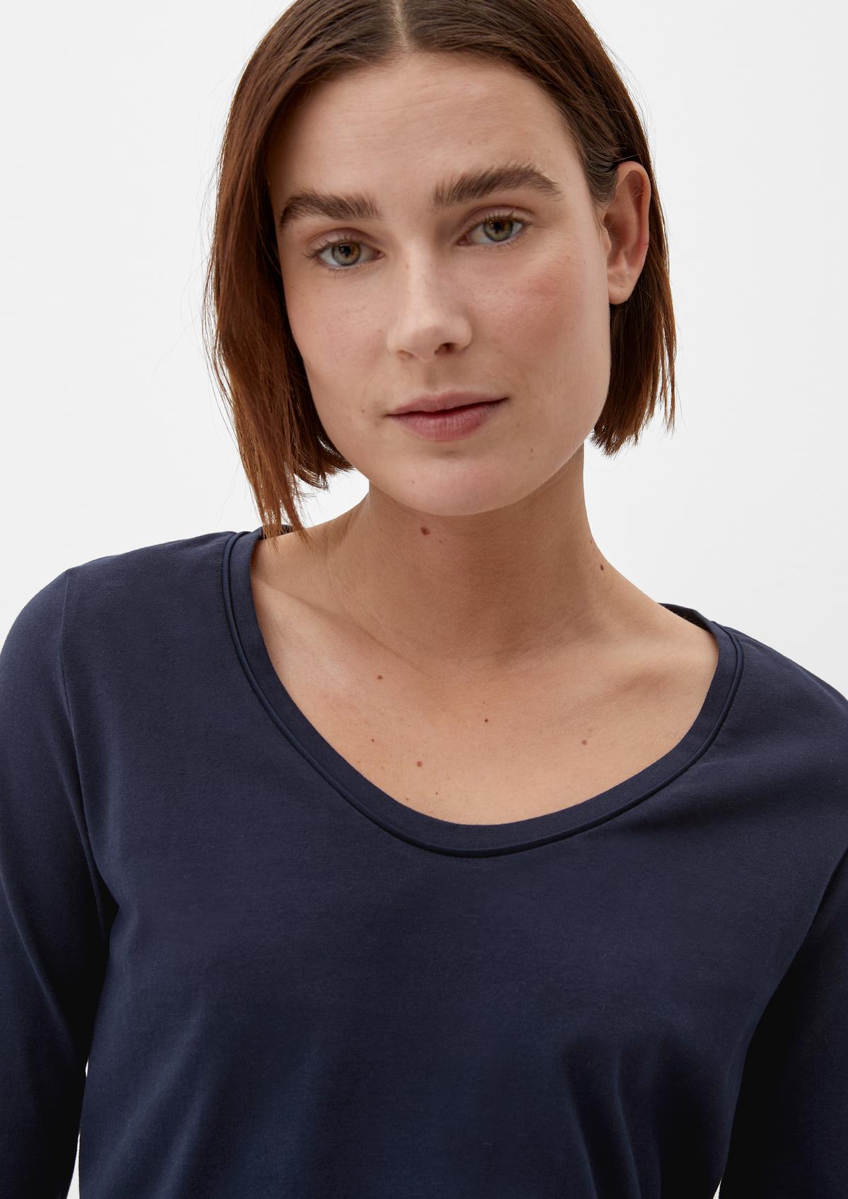 s.Oliver Long sleeve top with a bateau neckline