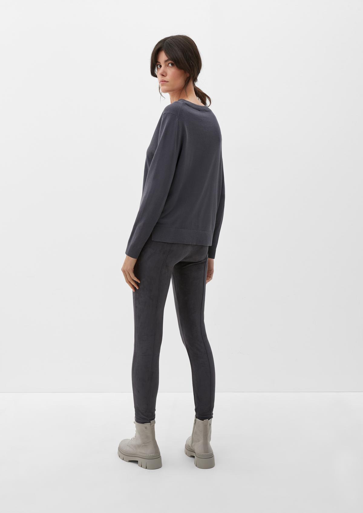 s.Oliver Knitted jumper in a viscose/cotton blend