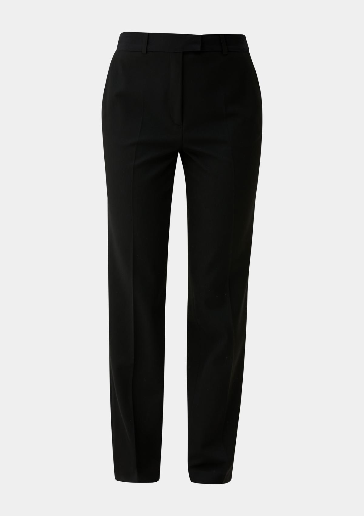 Rachel: regular fit trousers - black | s.Oliver