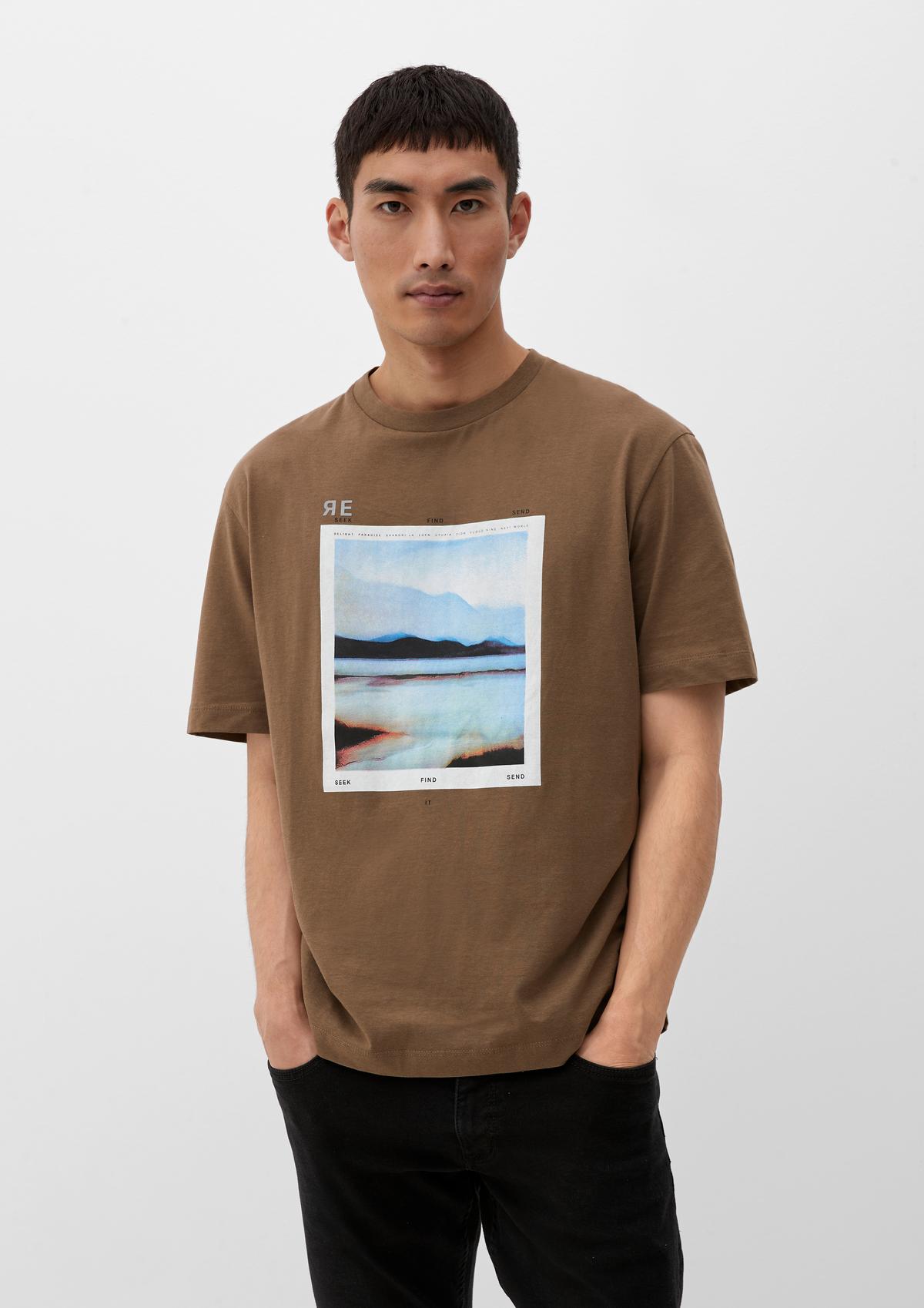 s.Oliver Jerseyshirt mit reflektierendem Artwork
