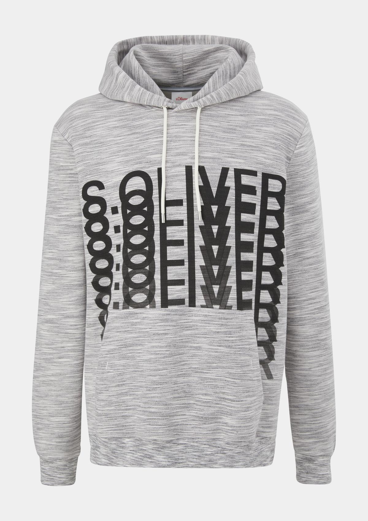 s.Oliver Hoodie with printed lettering