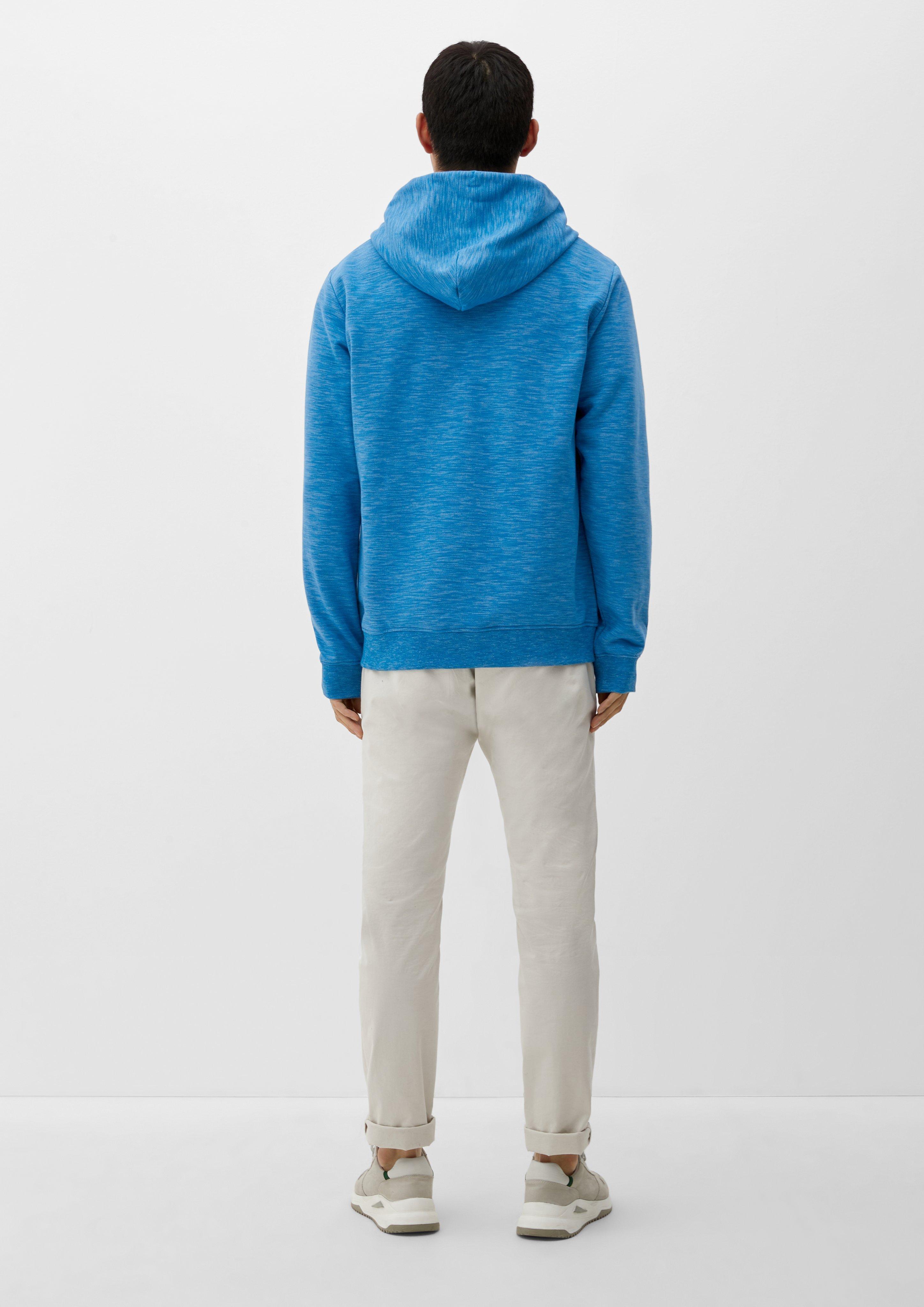 Hooded sweatshirt jacket in 