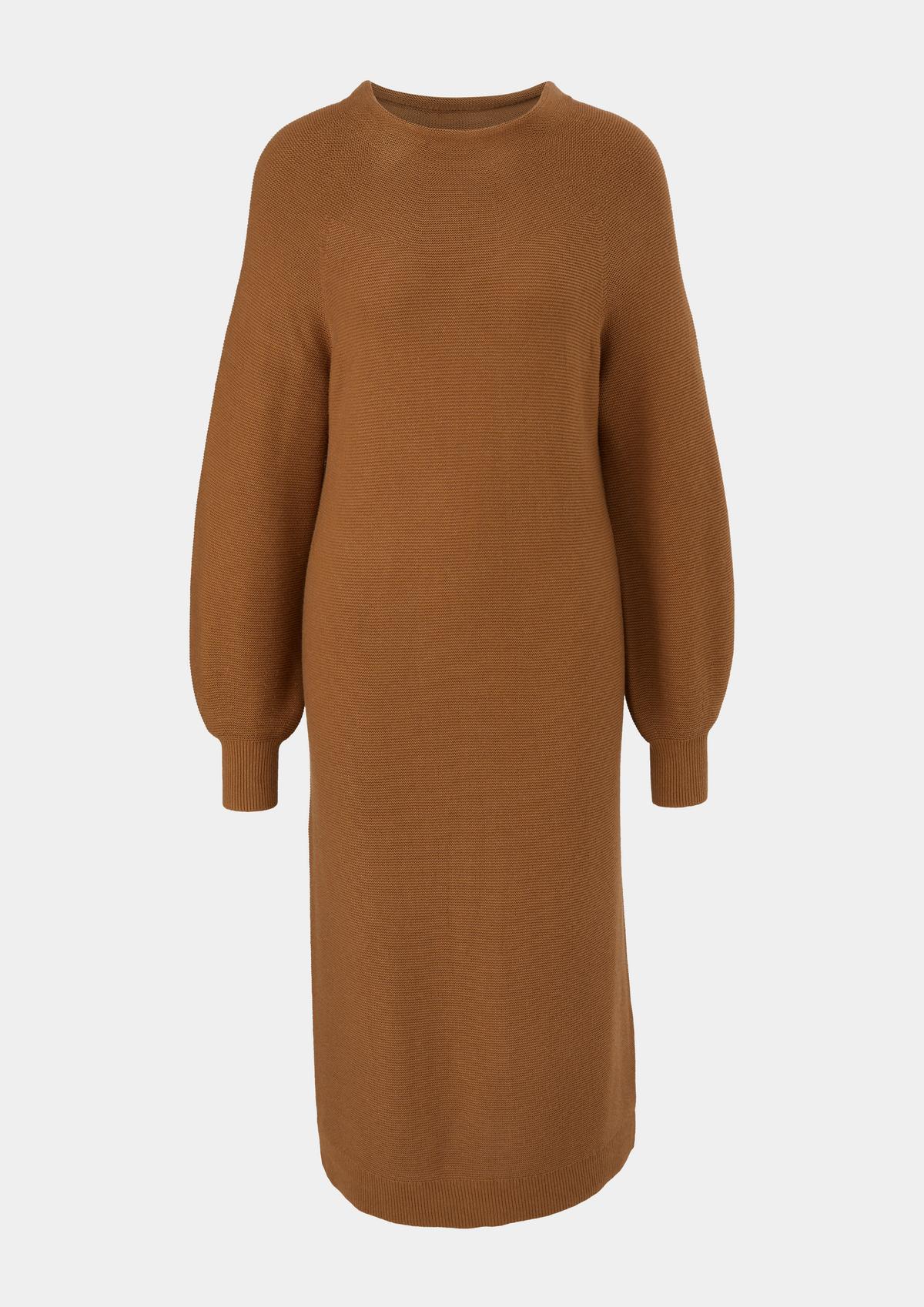 s.Oliver Midi-jurk met geribde zoom