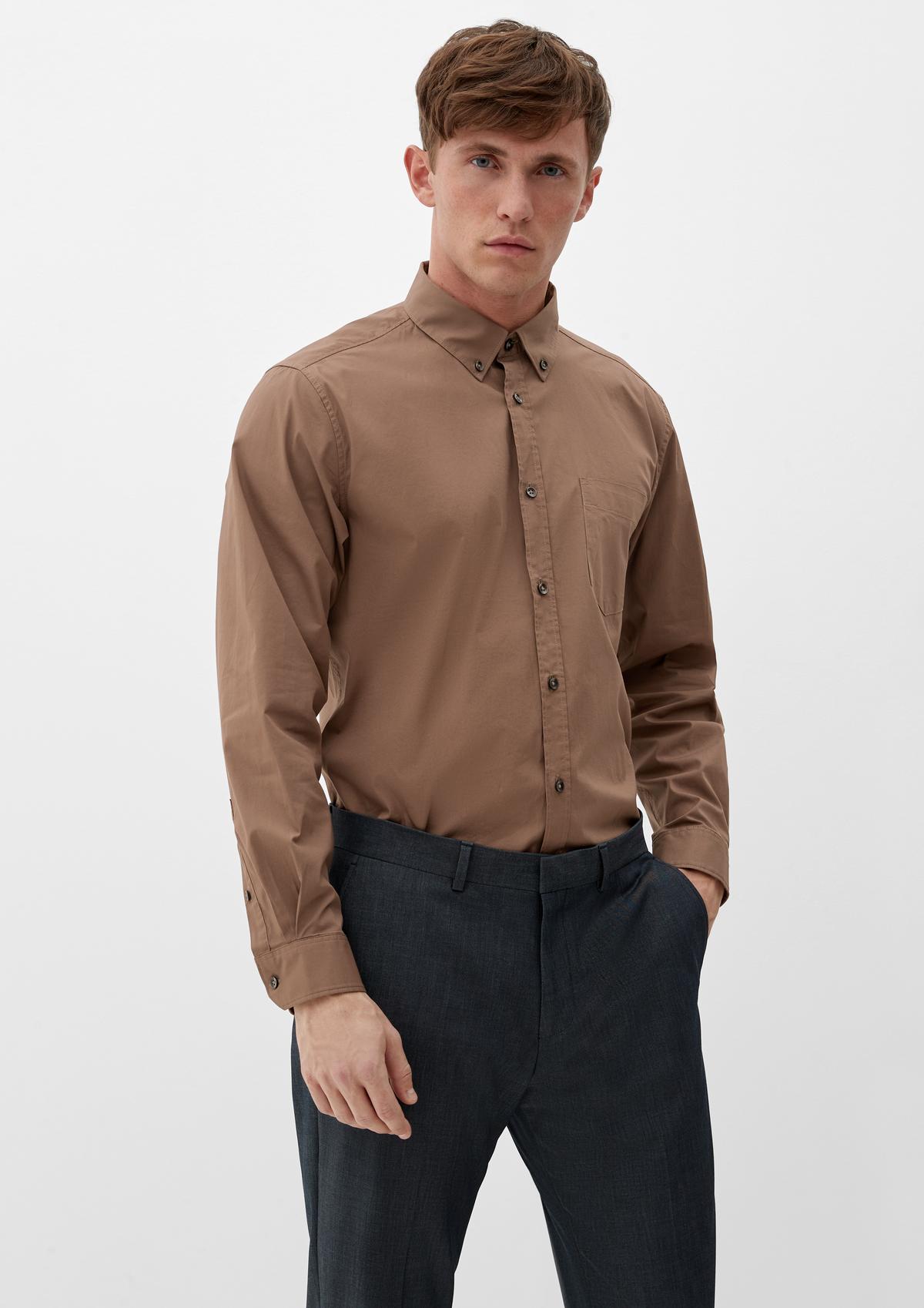 s.Oliver Regular : chemise en coton stretch