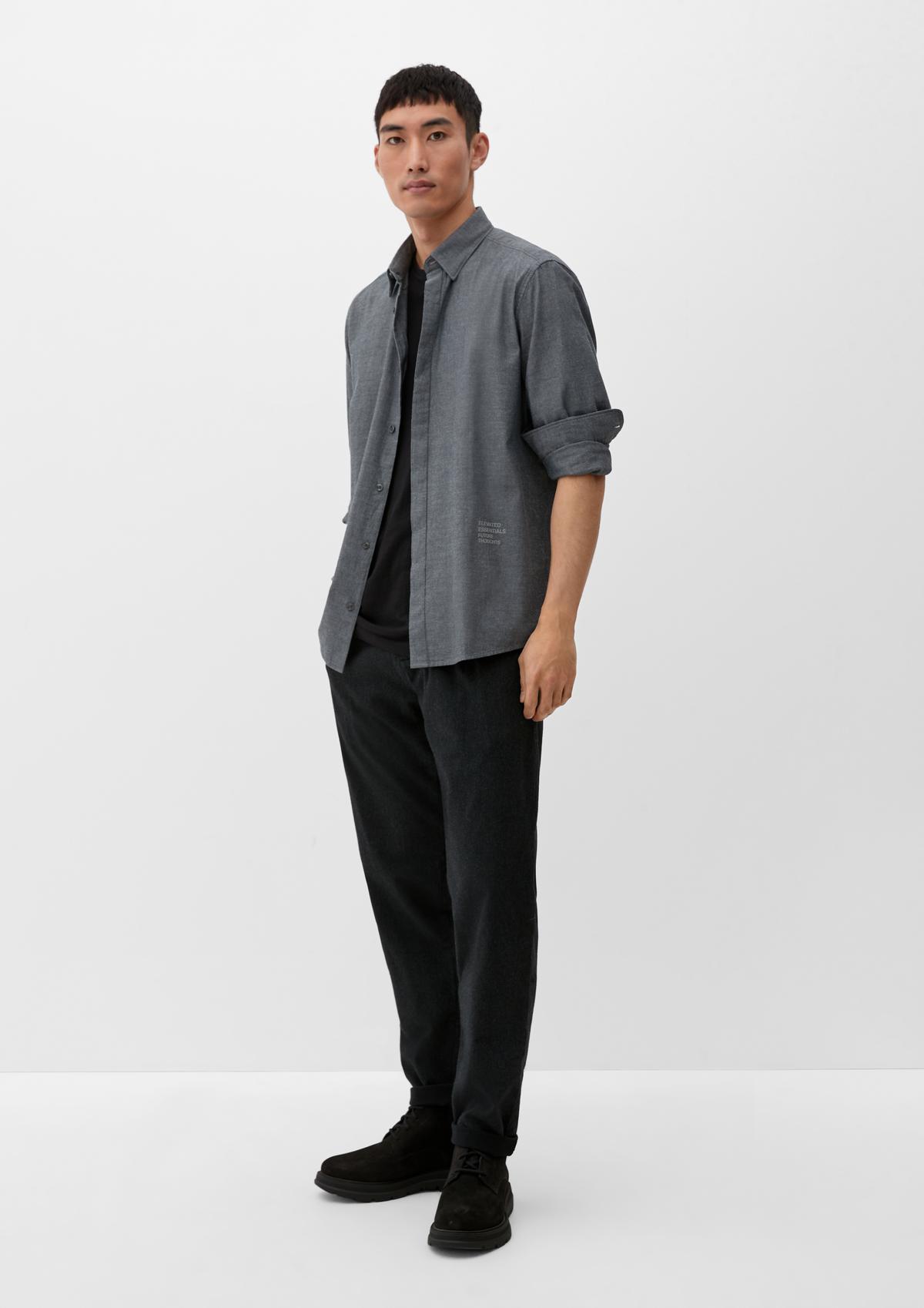 s.Oliver Regular fit: shirt with a button-down collar