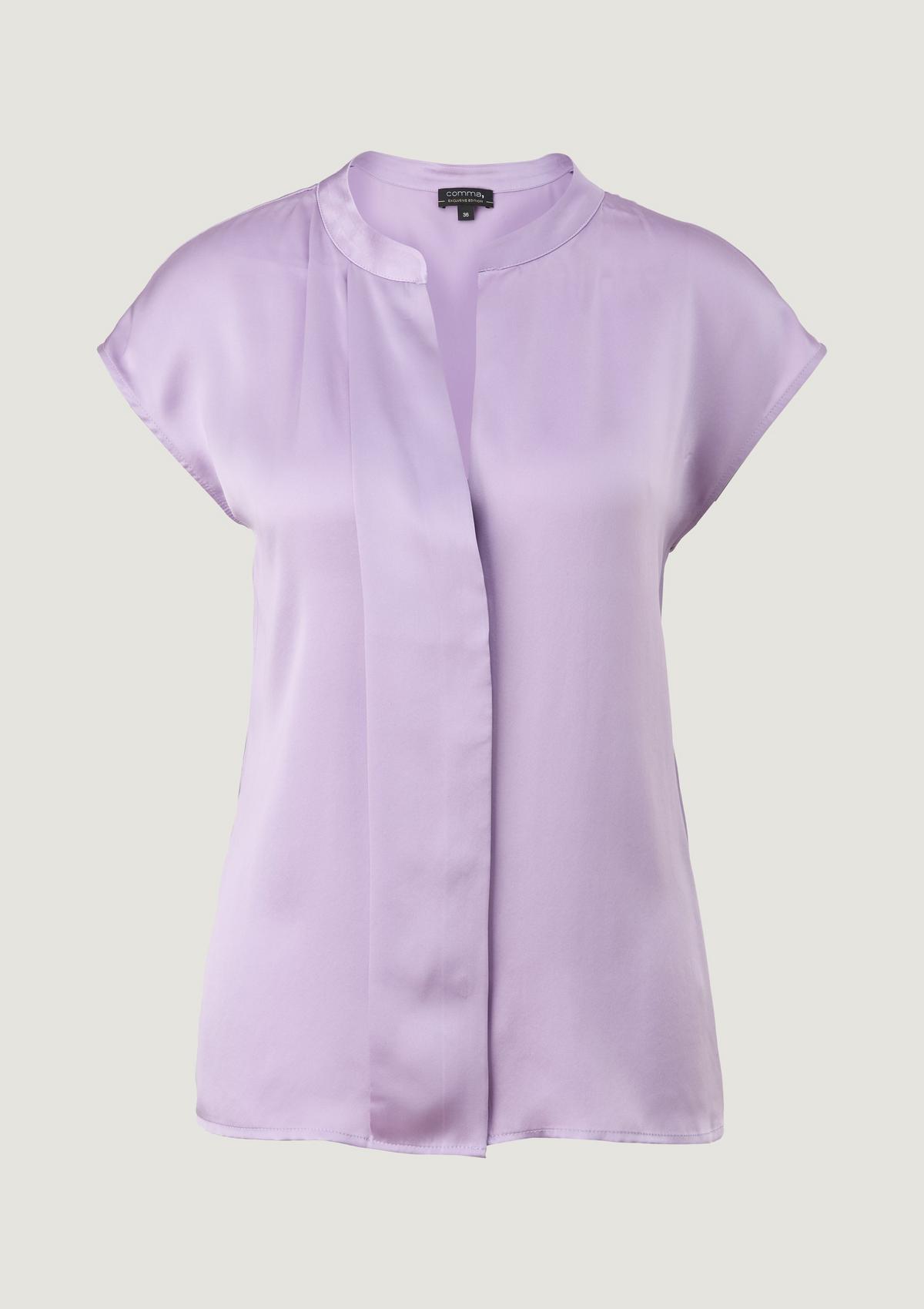 comma Shimmering silk blouse