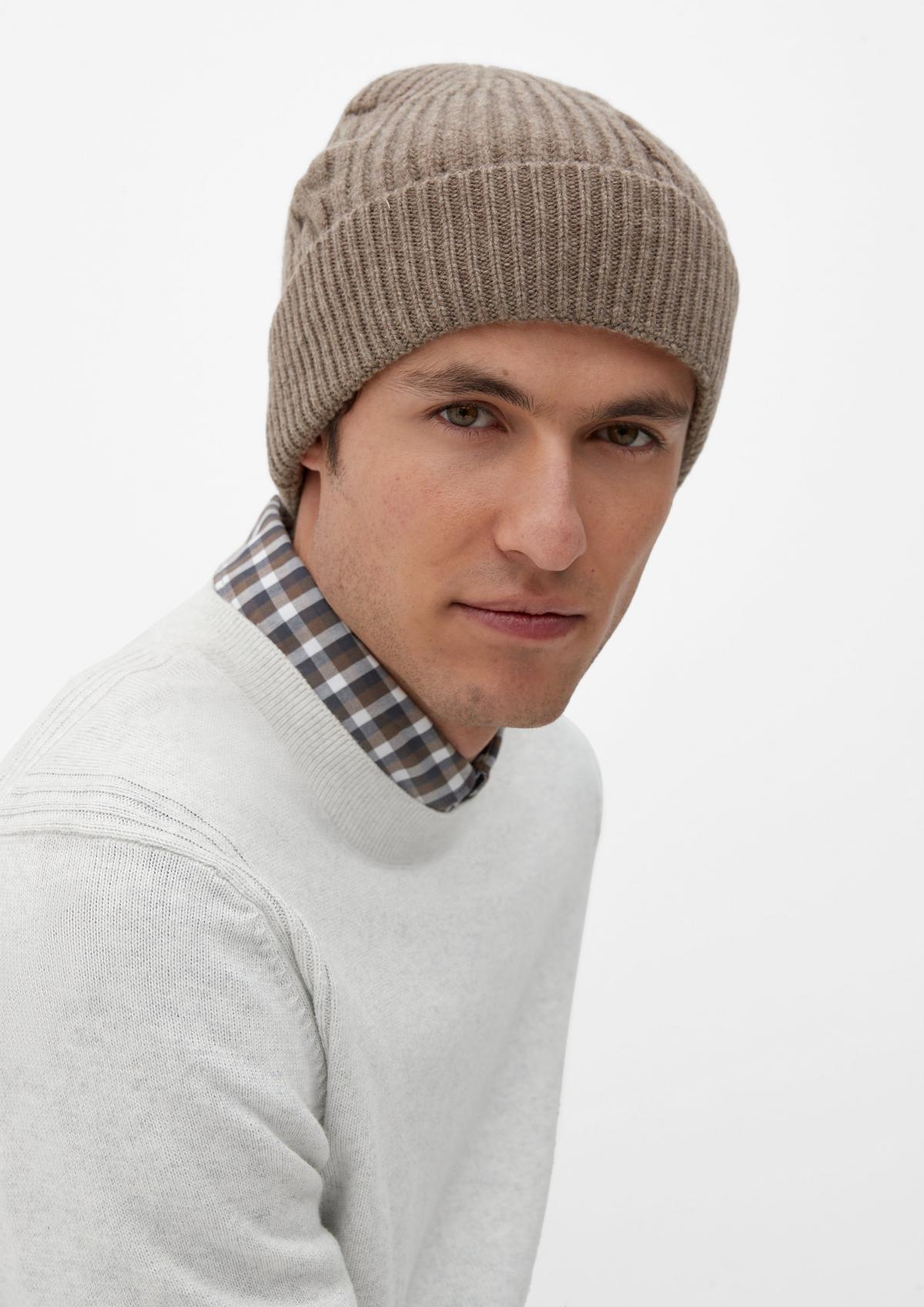s.Oliver Knit hat with cashmere