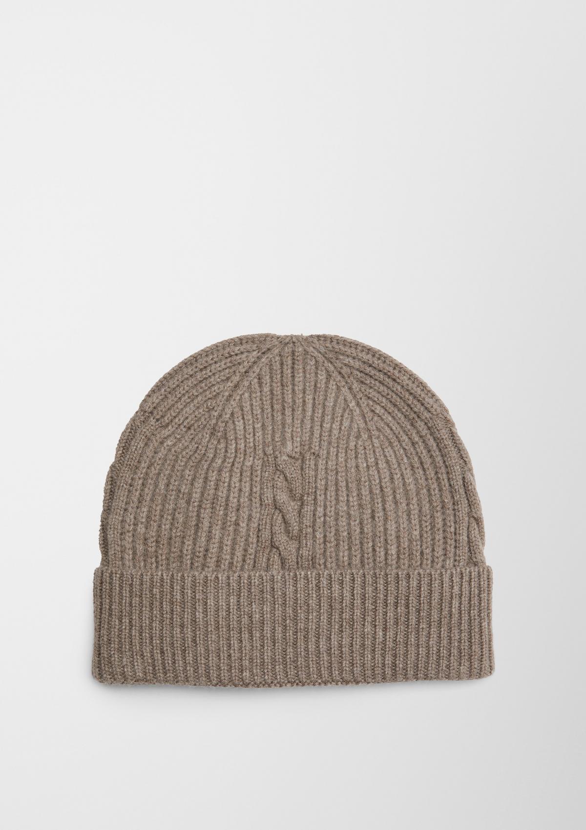 s.Oliver Knit hat with cashmere