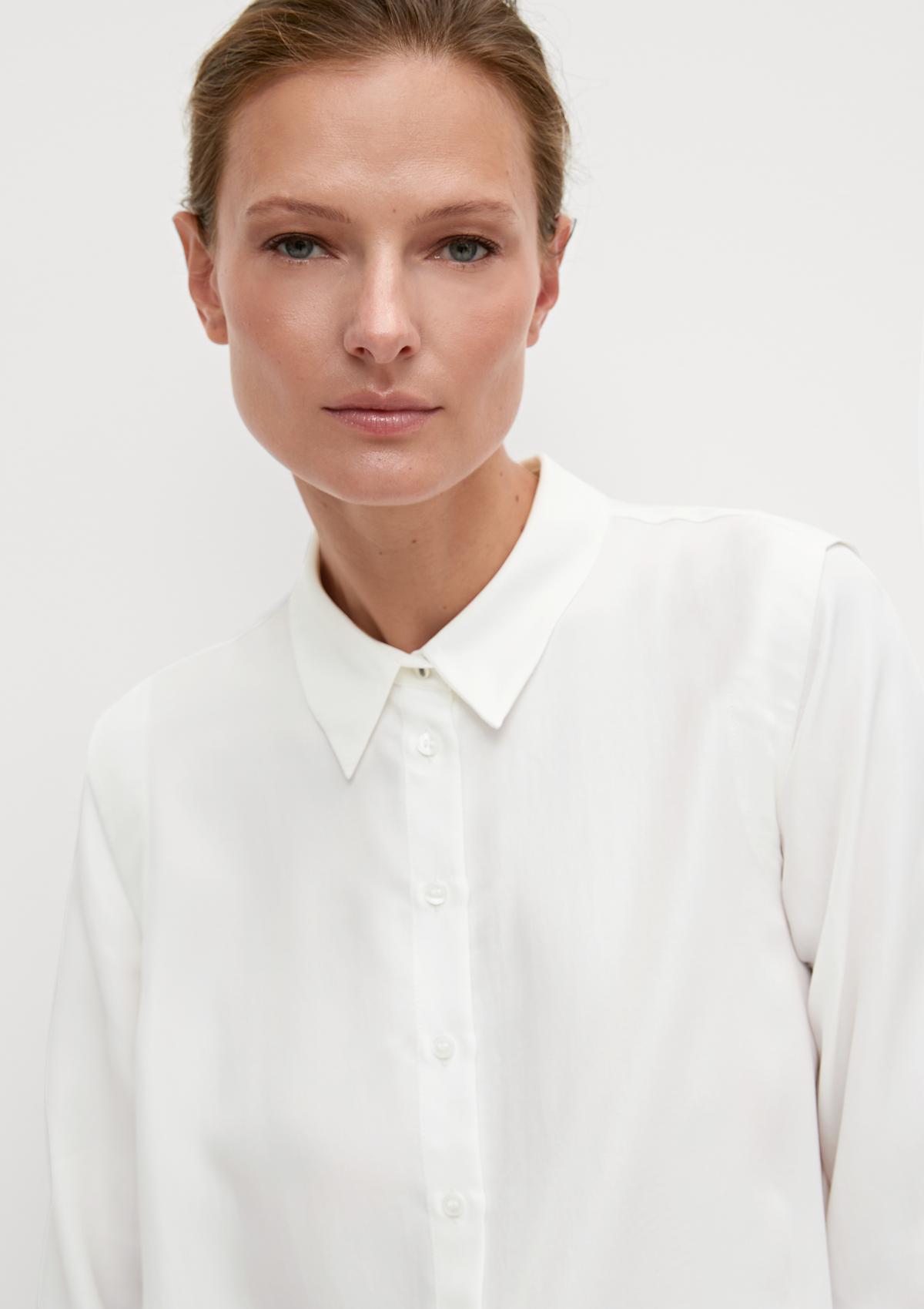Blouse in a layered look - white | Comma