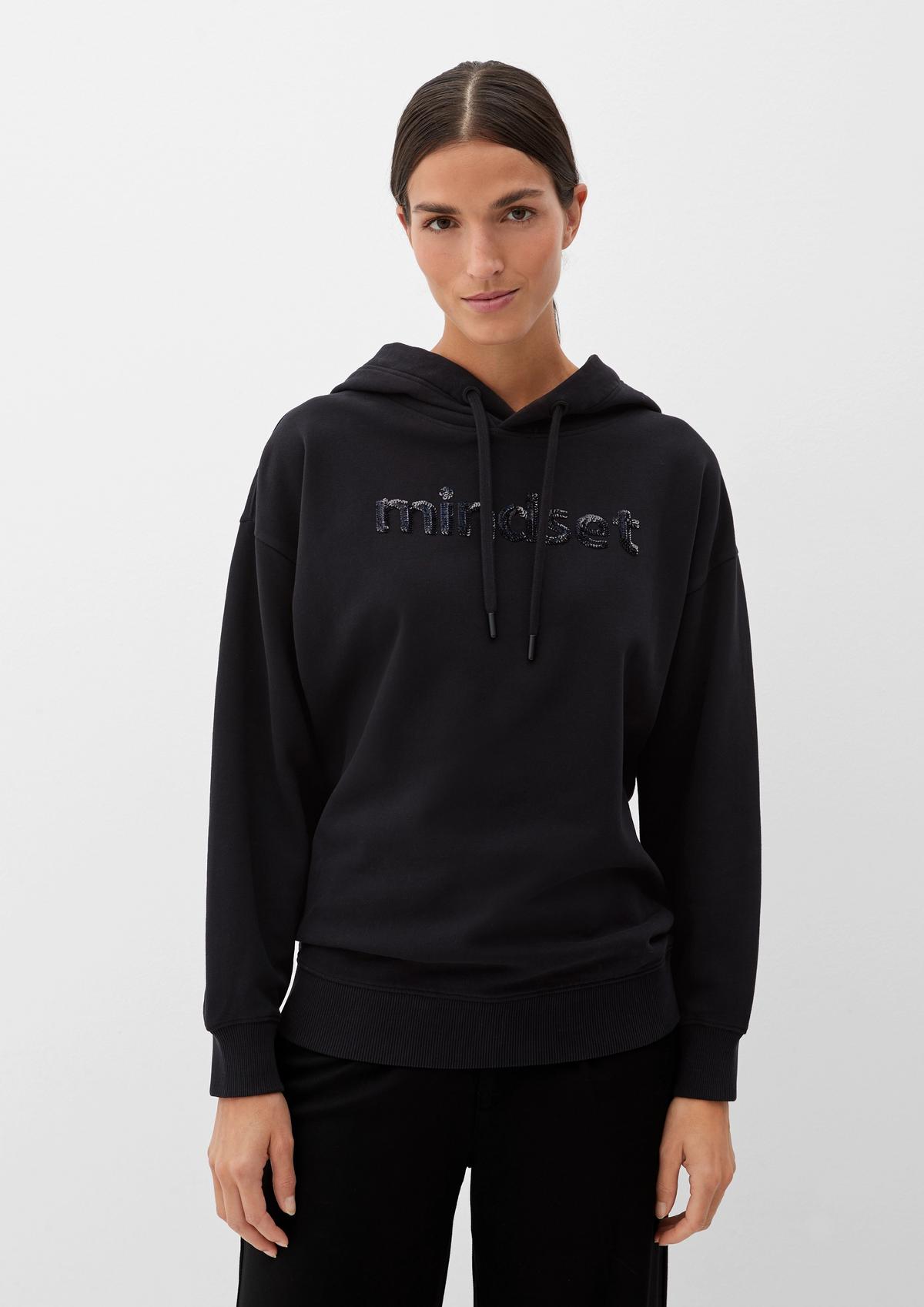 s.Oliver Hoodie with sequin details