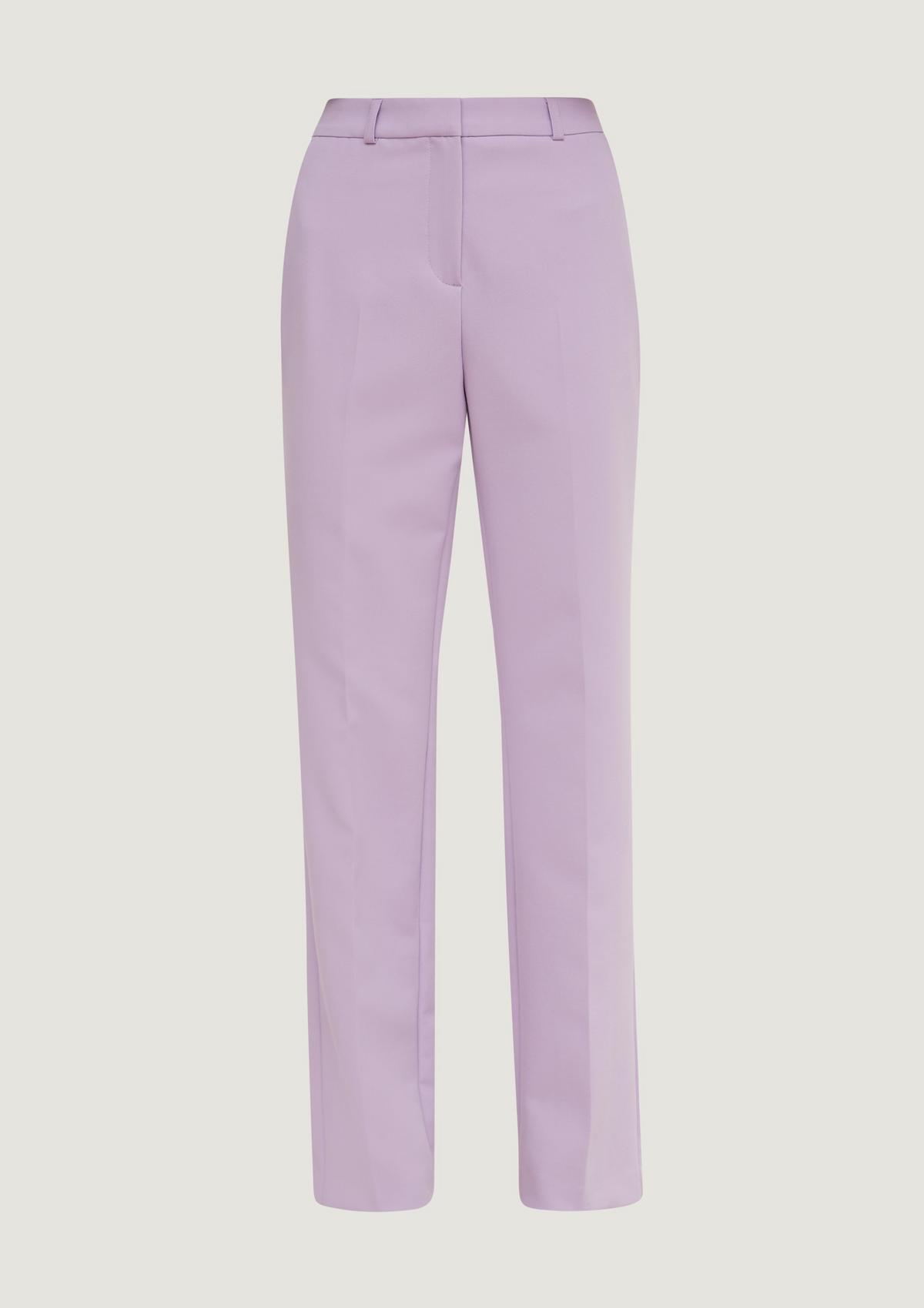 comma Regular fit: Cloth trousers with a flared leg