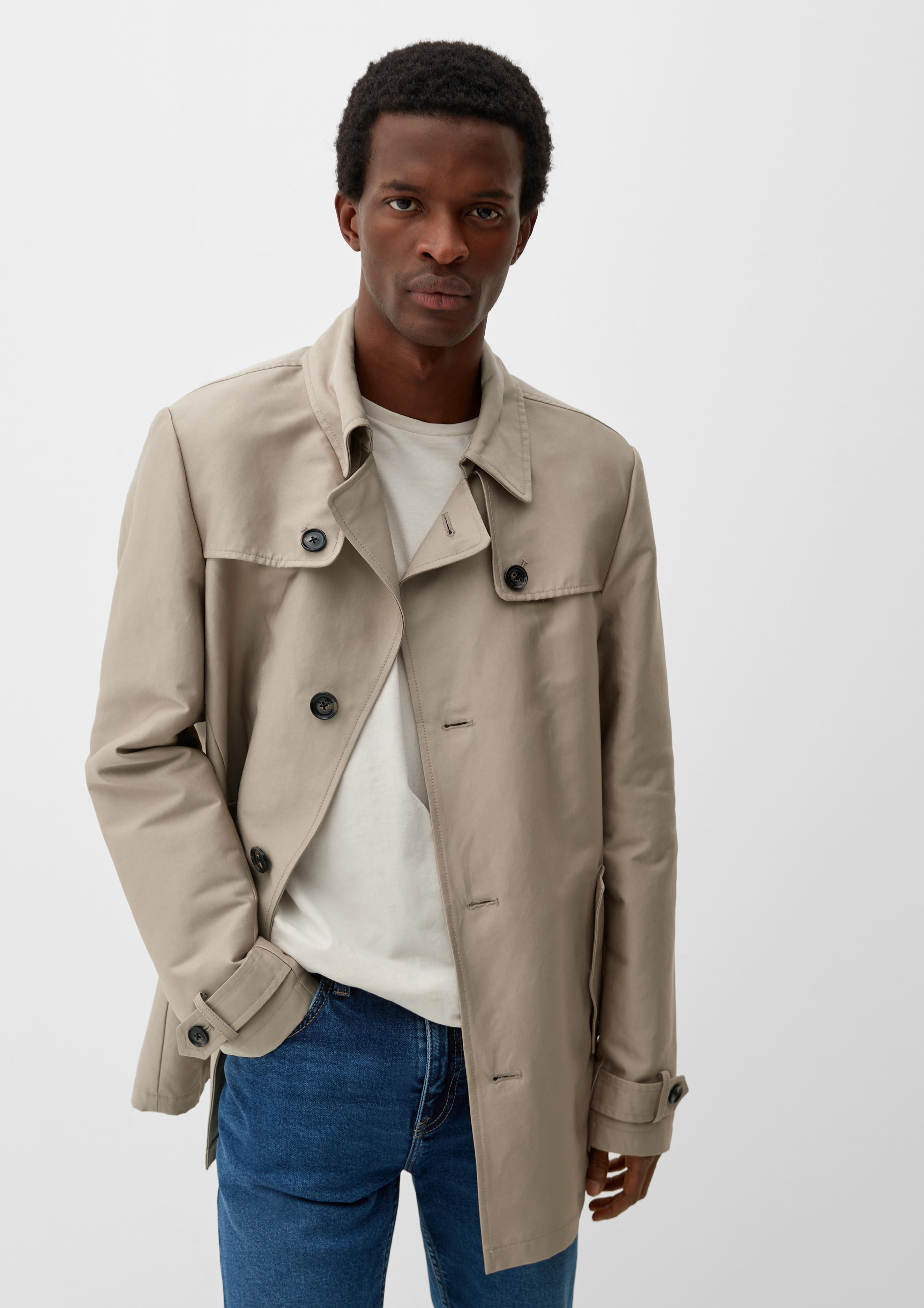 Summer trench hot sale coat mens