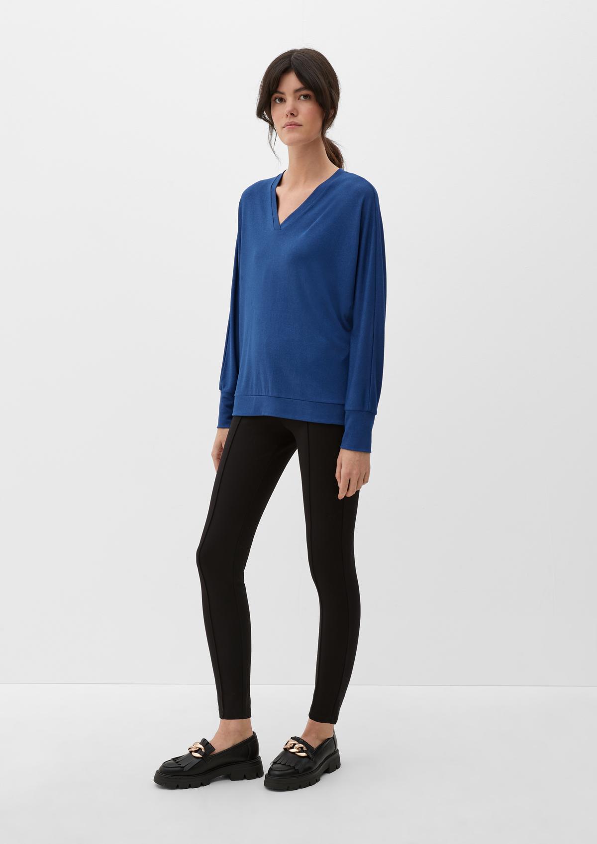 s.Oliver Long sleeve top with shiny yarn