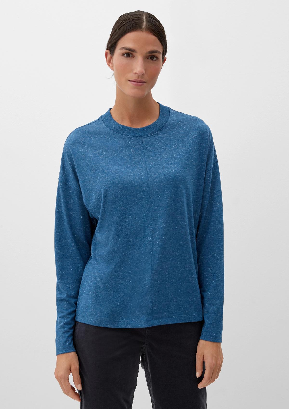 s.Oliver Long sleeve top with a glitter effect
