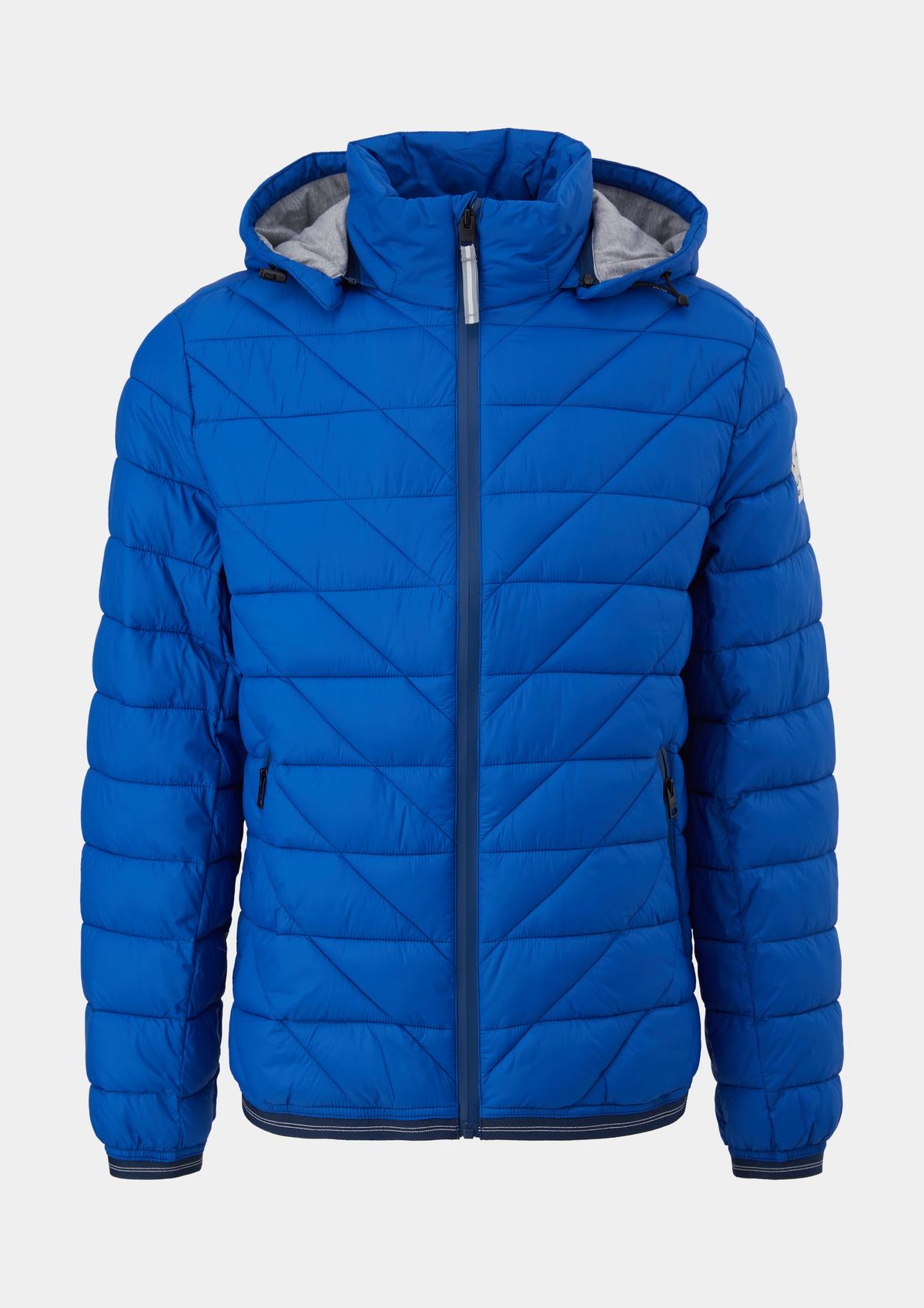 s.Oliver Lightweight quilted jacket with a lined hood