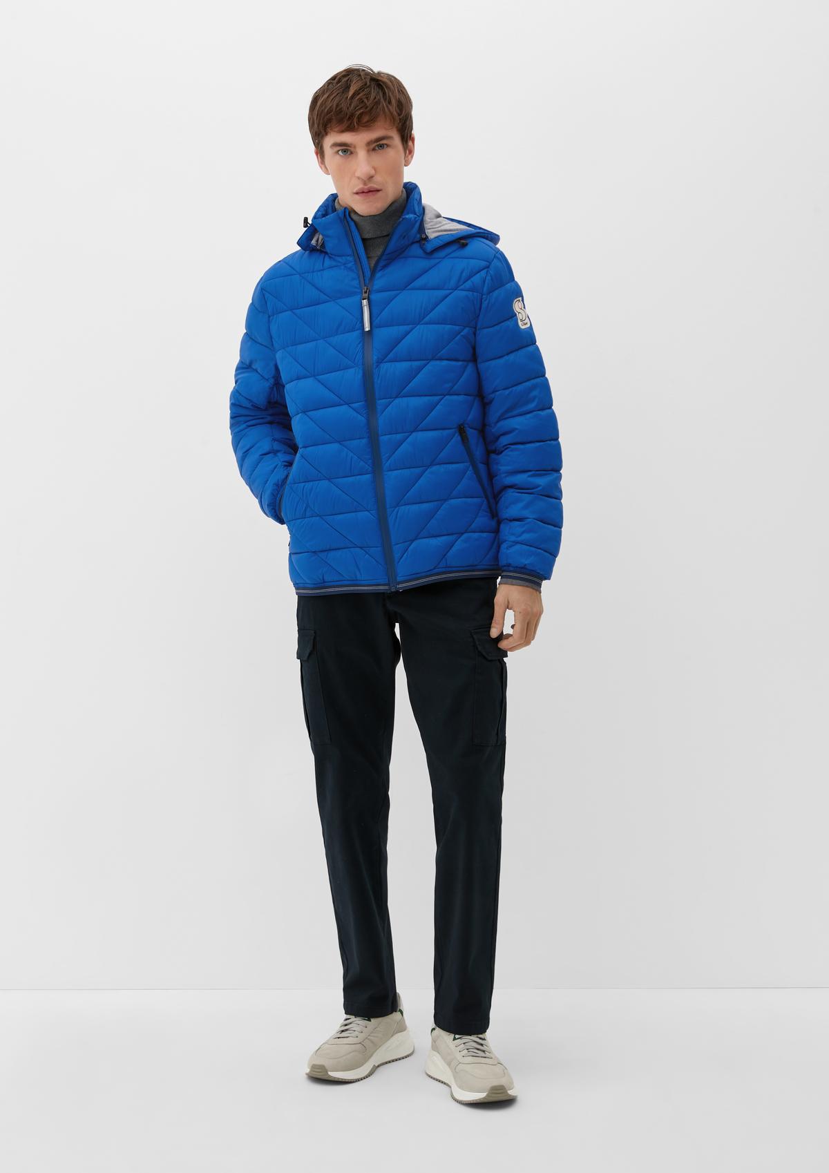 s.Oliver Lightweight quilted jacket with a lined hood