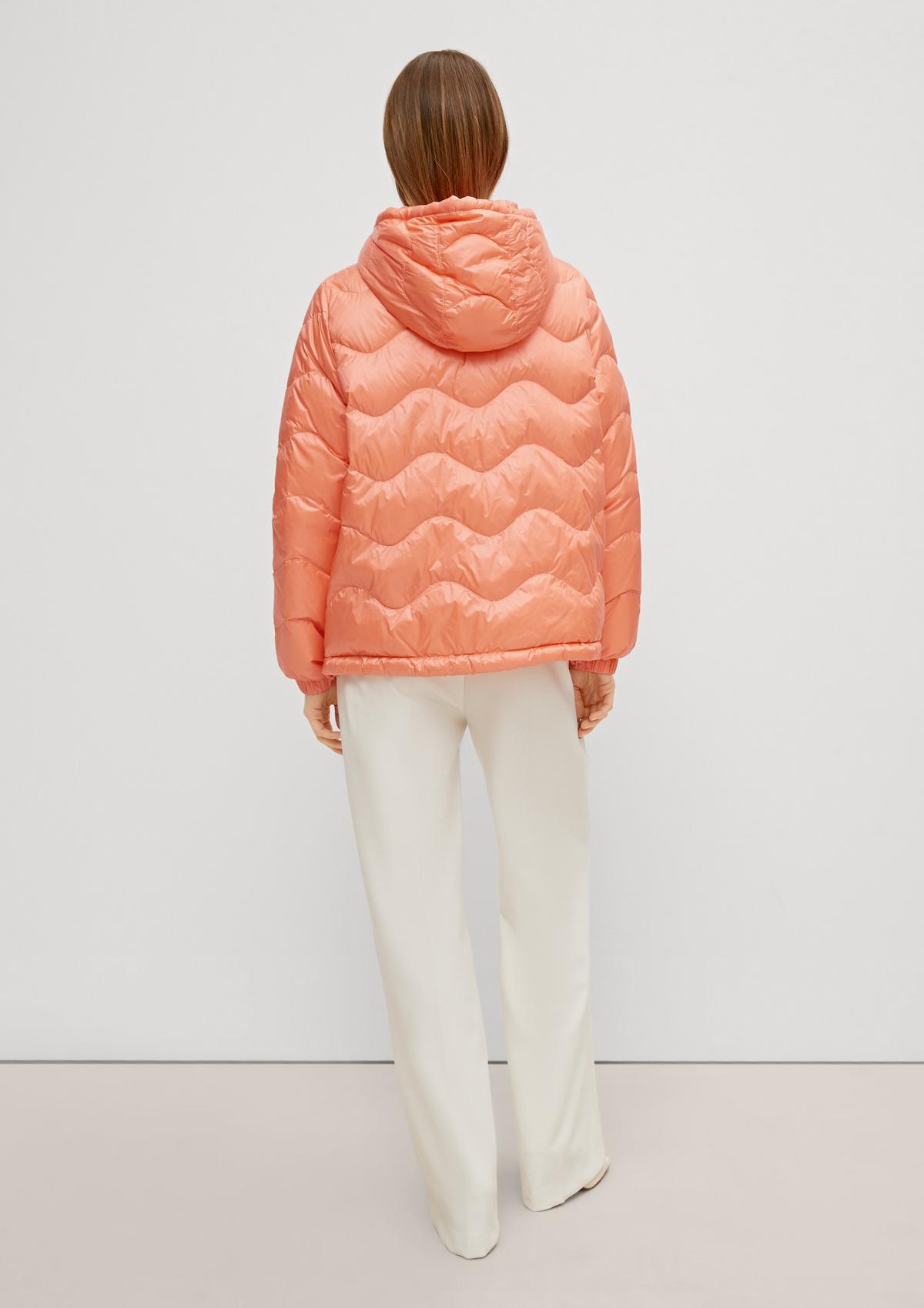 comma Quilted hooded jacket
