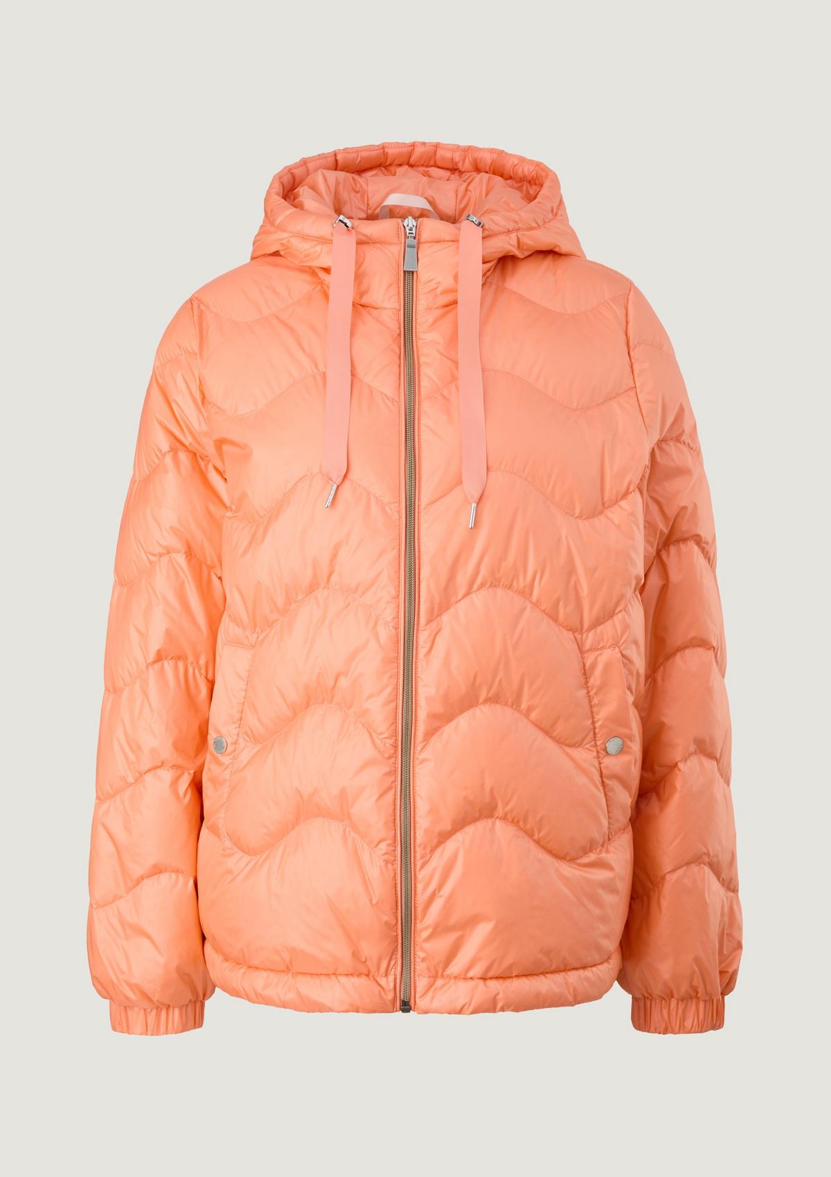 comma Quilted hooded jacket