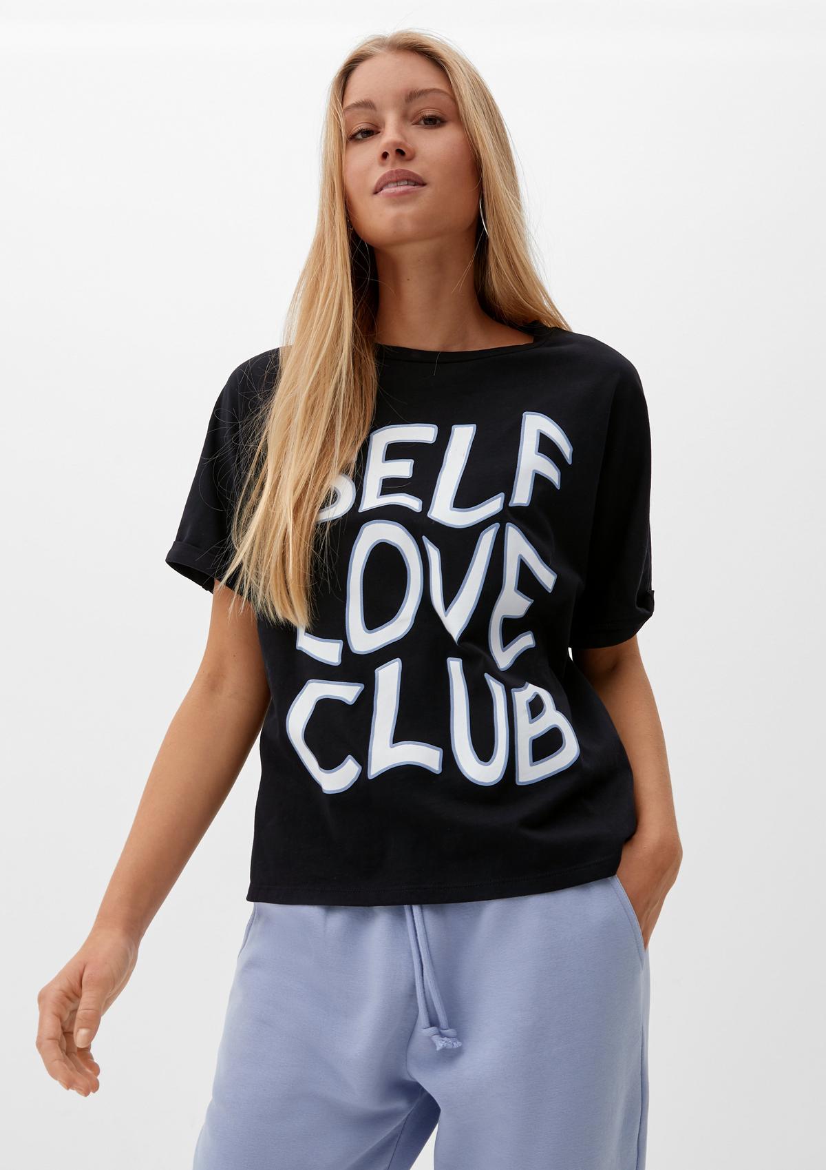 s.Oliver T-shirt with a rubberised front print