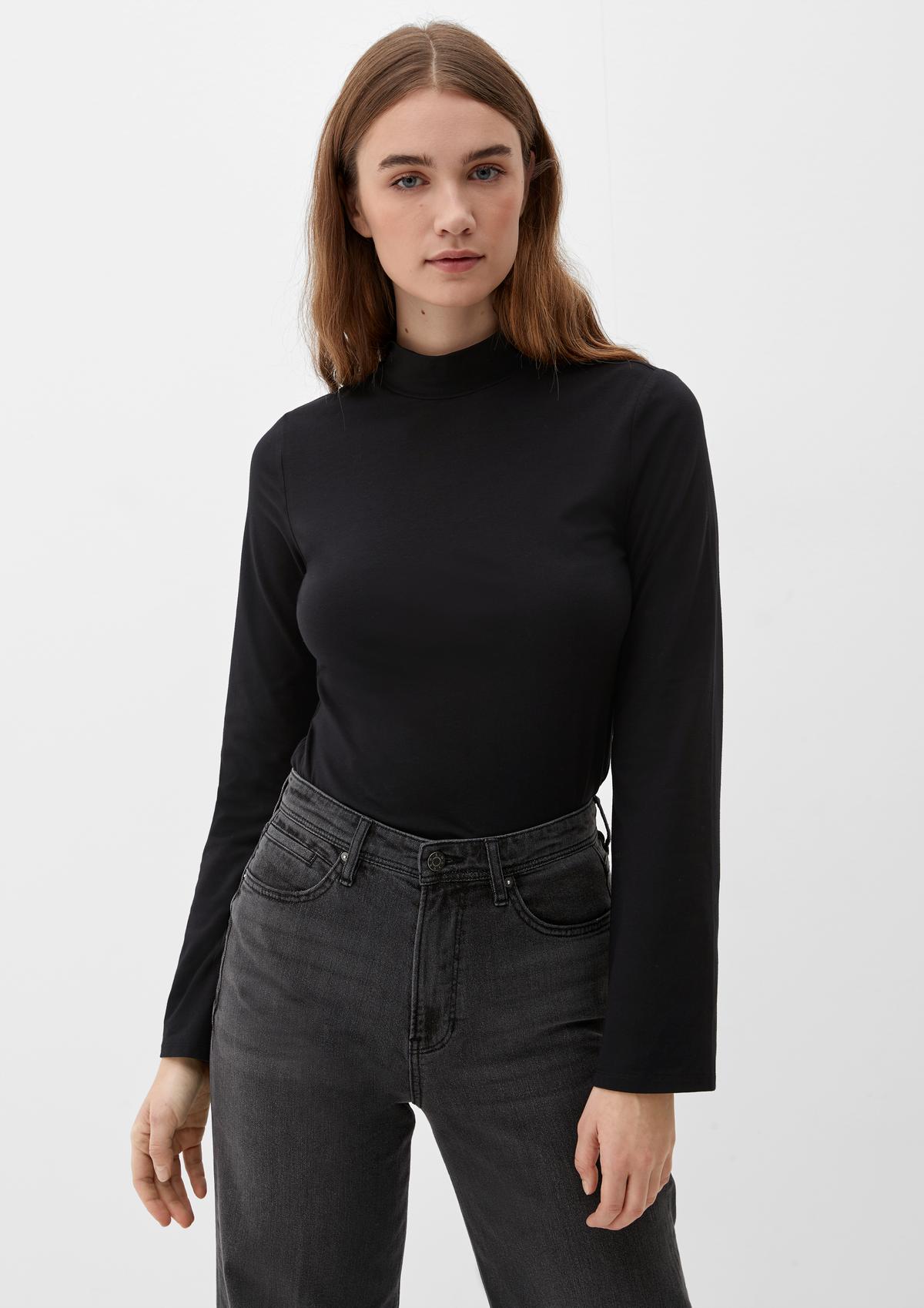 s.Oliver Long sleeve top in a cotton blend