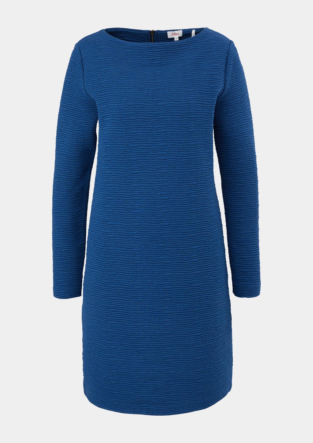 Sweatkleid aus Baumwollmix - ozeanblau | Jerseykleider