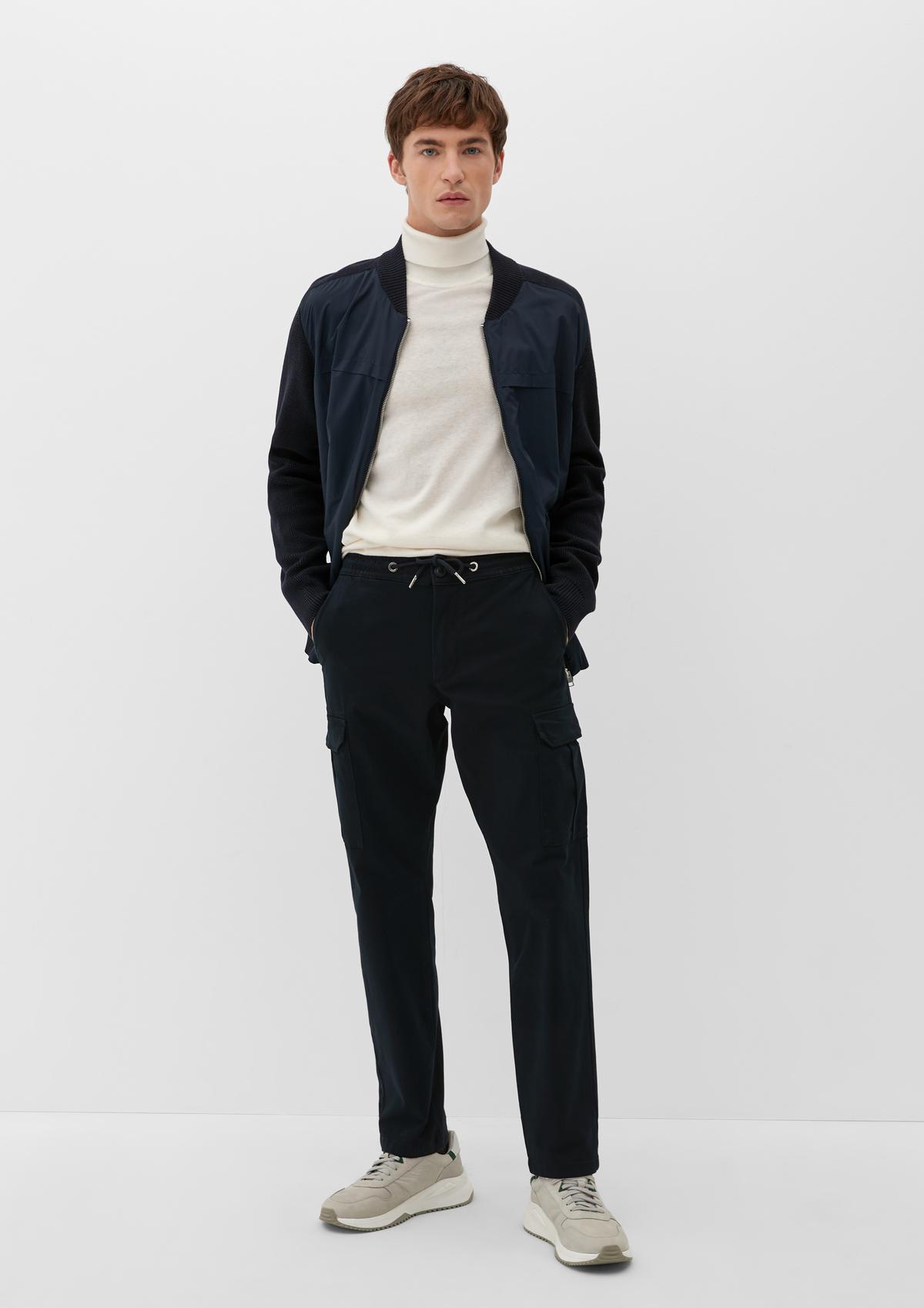 s.Oliver Regular fit: trousers with cargo pockets