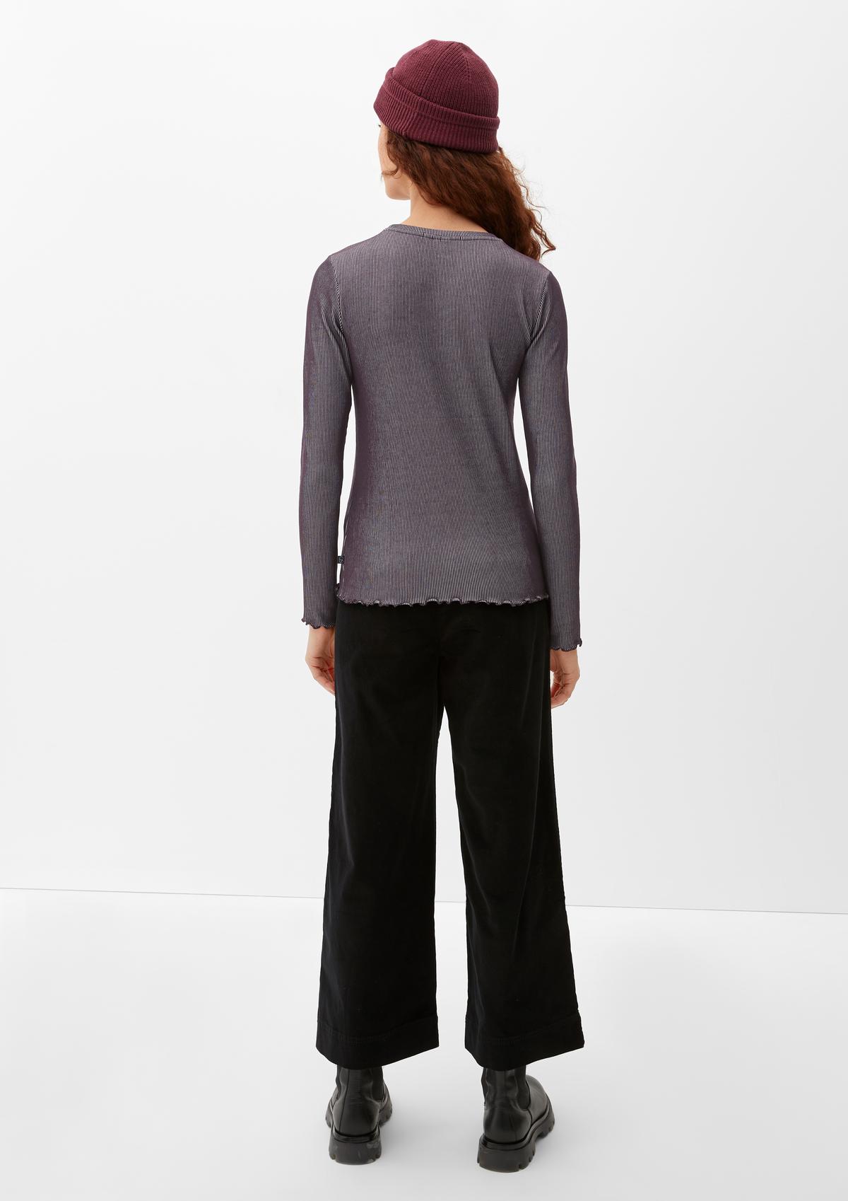 s.Oliver Long sleeve top with a ribbed texture