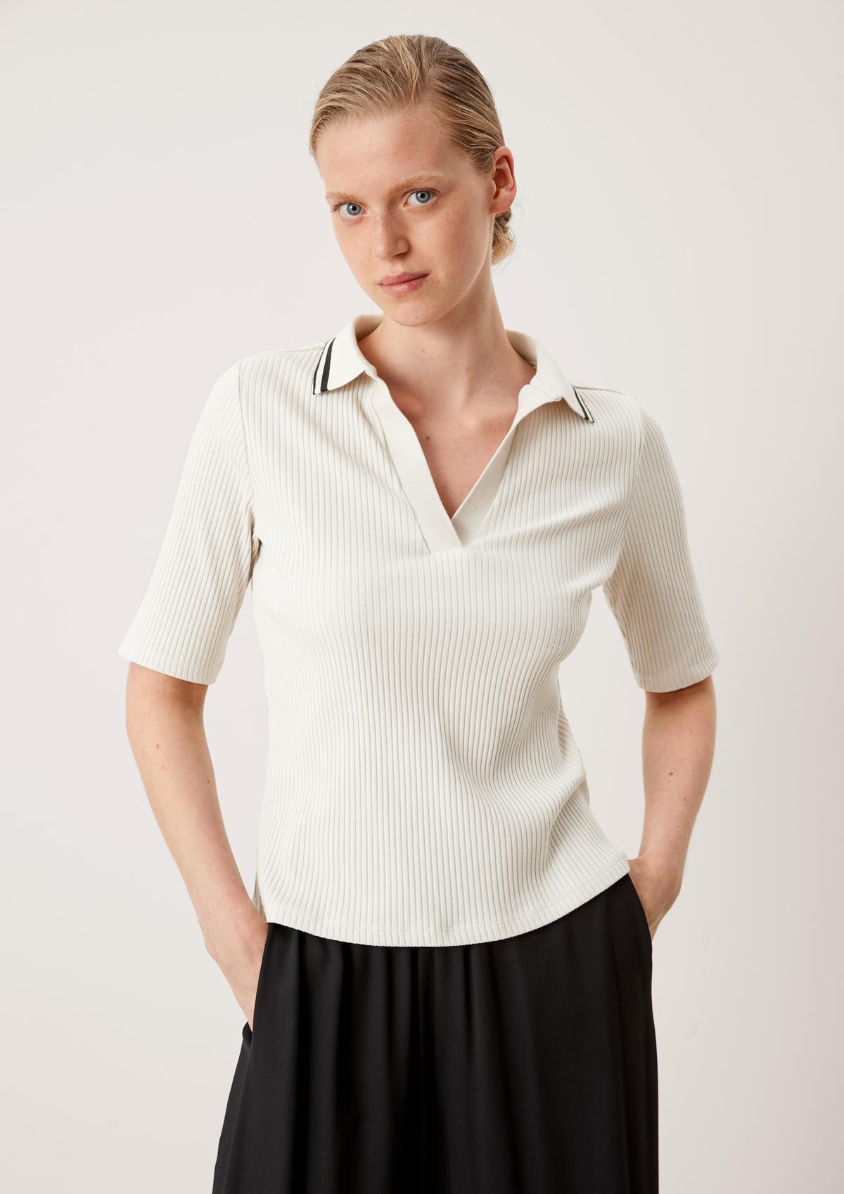 s.Oliver T-shirt with a polo collar