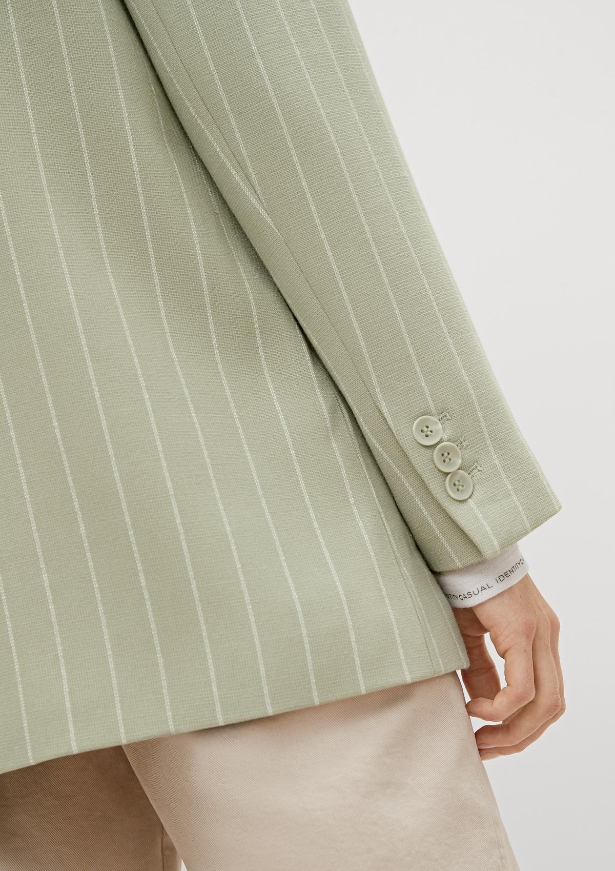 comma Striped blazer with a percentage of stretch