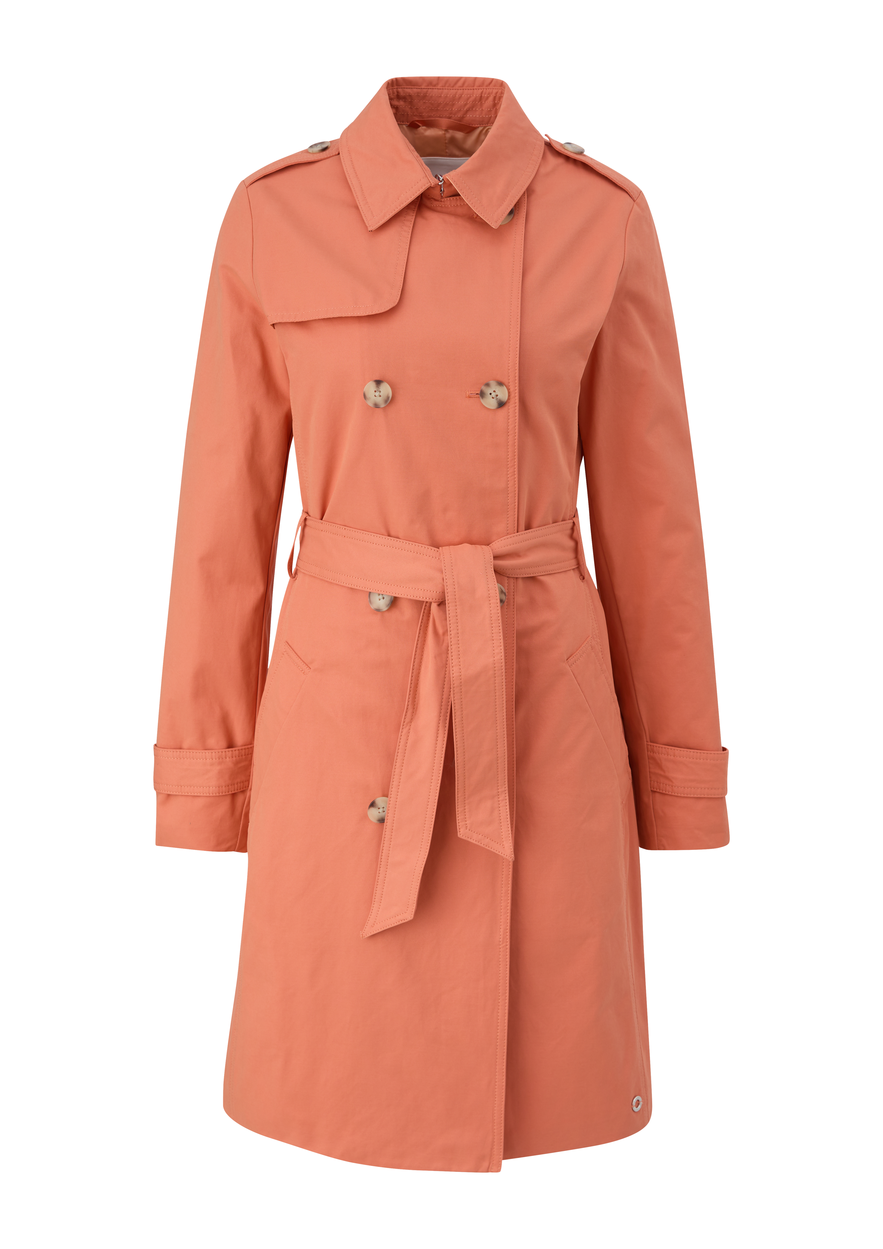 s.Oliver Trenchcoat voor dames, oranje, 46