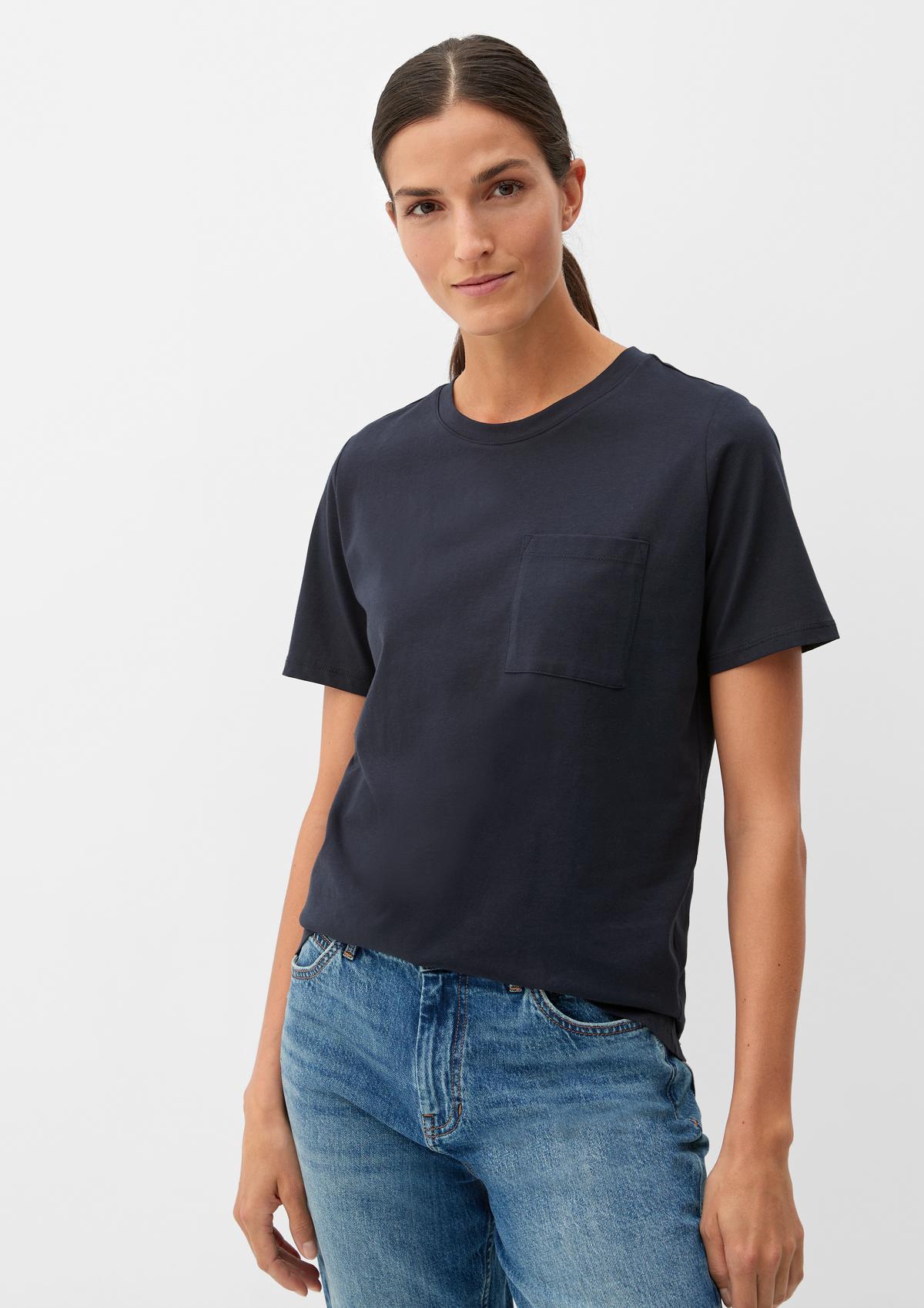 s.Oliver T-shirt en jersey à poche-poitrine