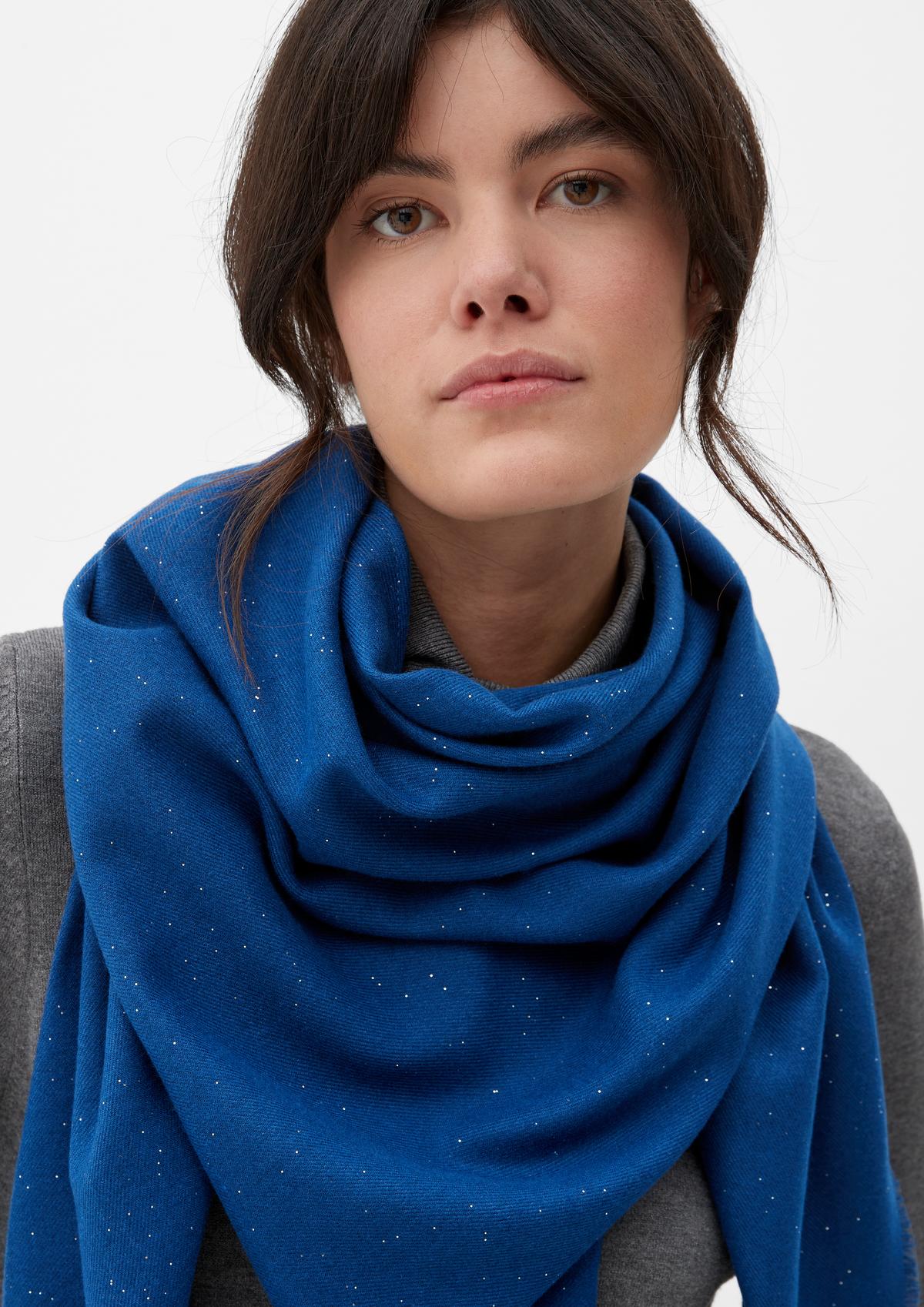 s.Oliver Glittery scarf in a modal blend