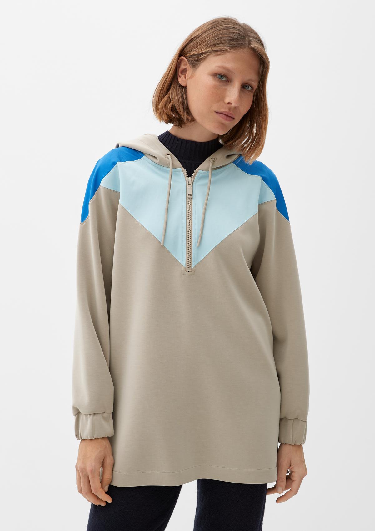 s.Oliver Hoodie with colour blocking