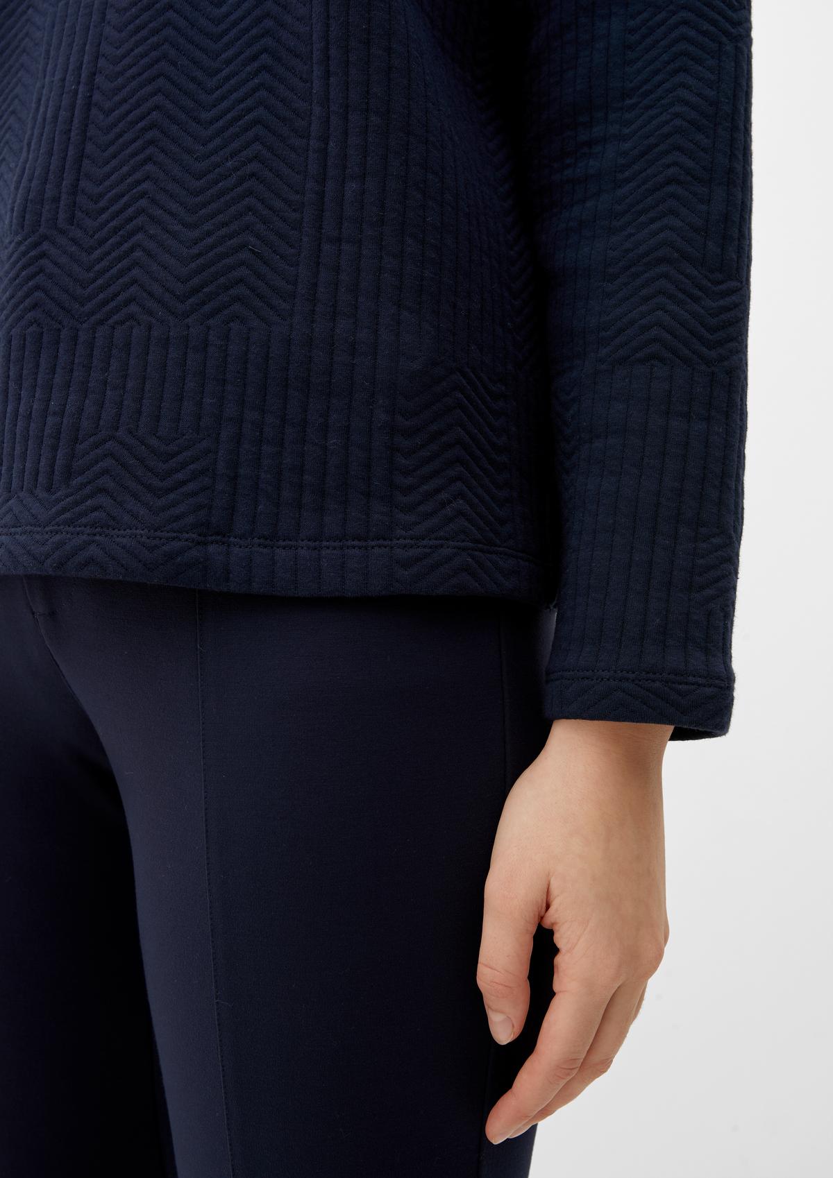 s.Oliver Sweatshirt with a textured pattern