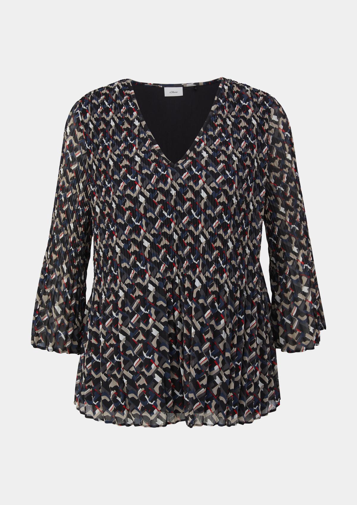 s.Oliver Blouse top with a pleated texture